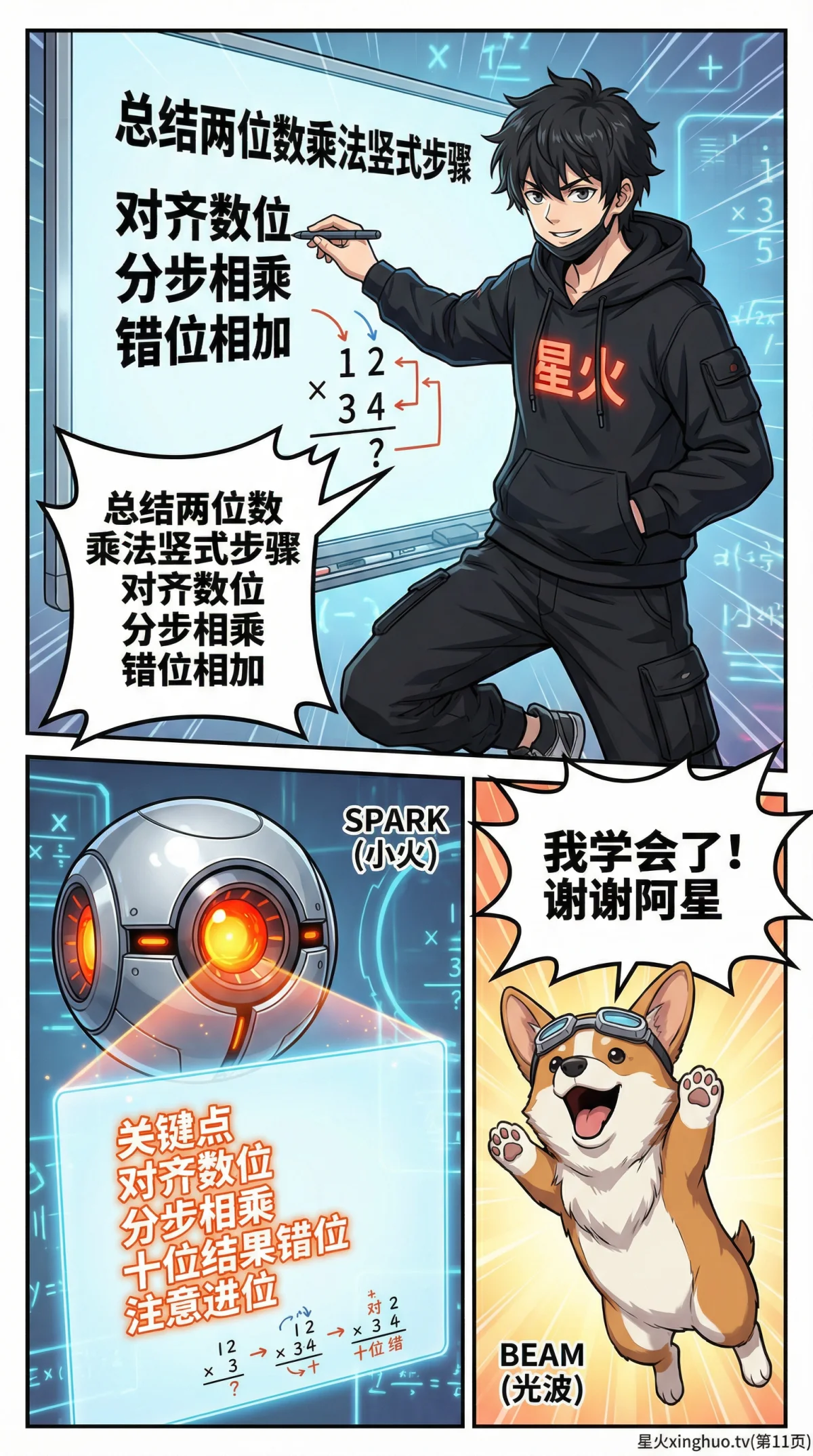 两位数乘法竖式计算详解：步骤、技巧与练习题 - 第 11 页