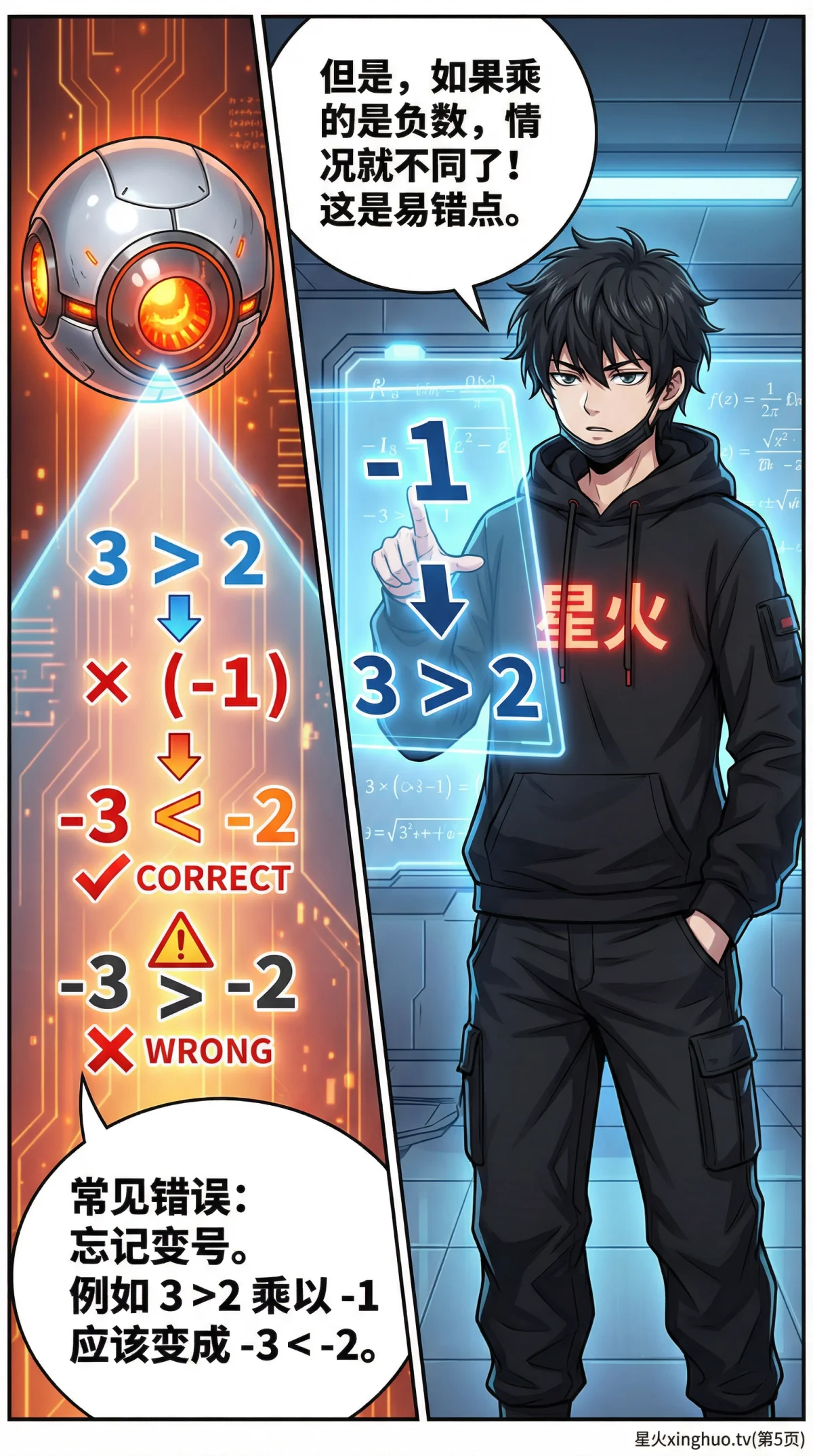 不等式基本性质详解：定义、例题与易错点解析 | 初中数学代数 - 第 5 页