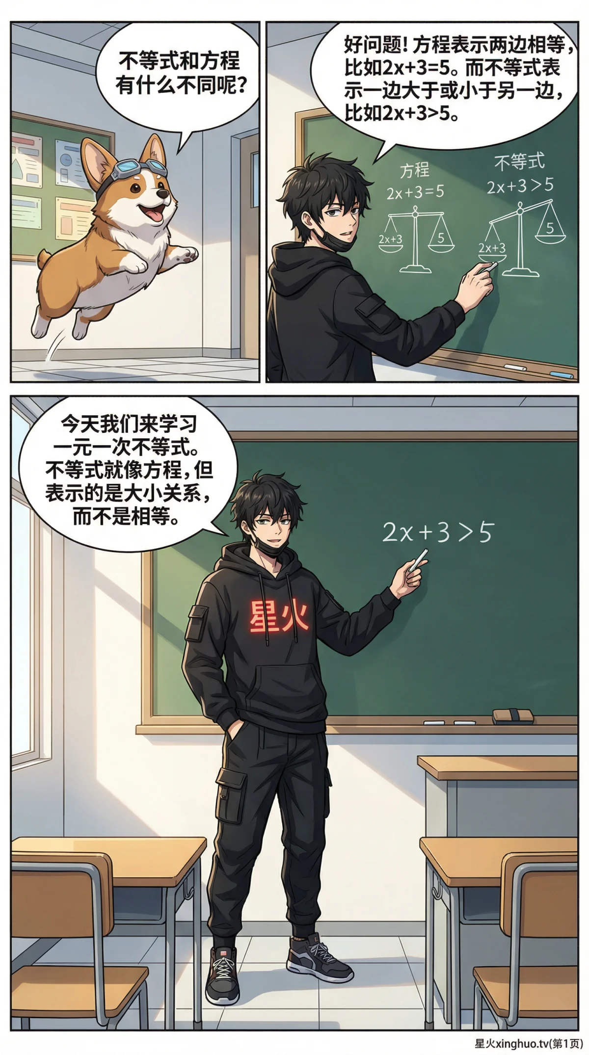 一元一次不等式解法详解：步骤、例题与易错点分析 - 第 1 页