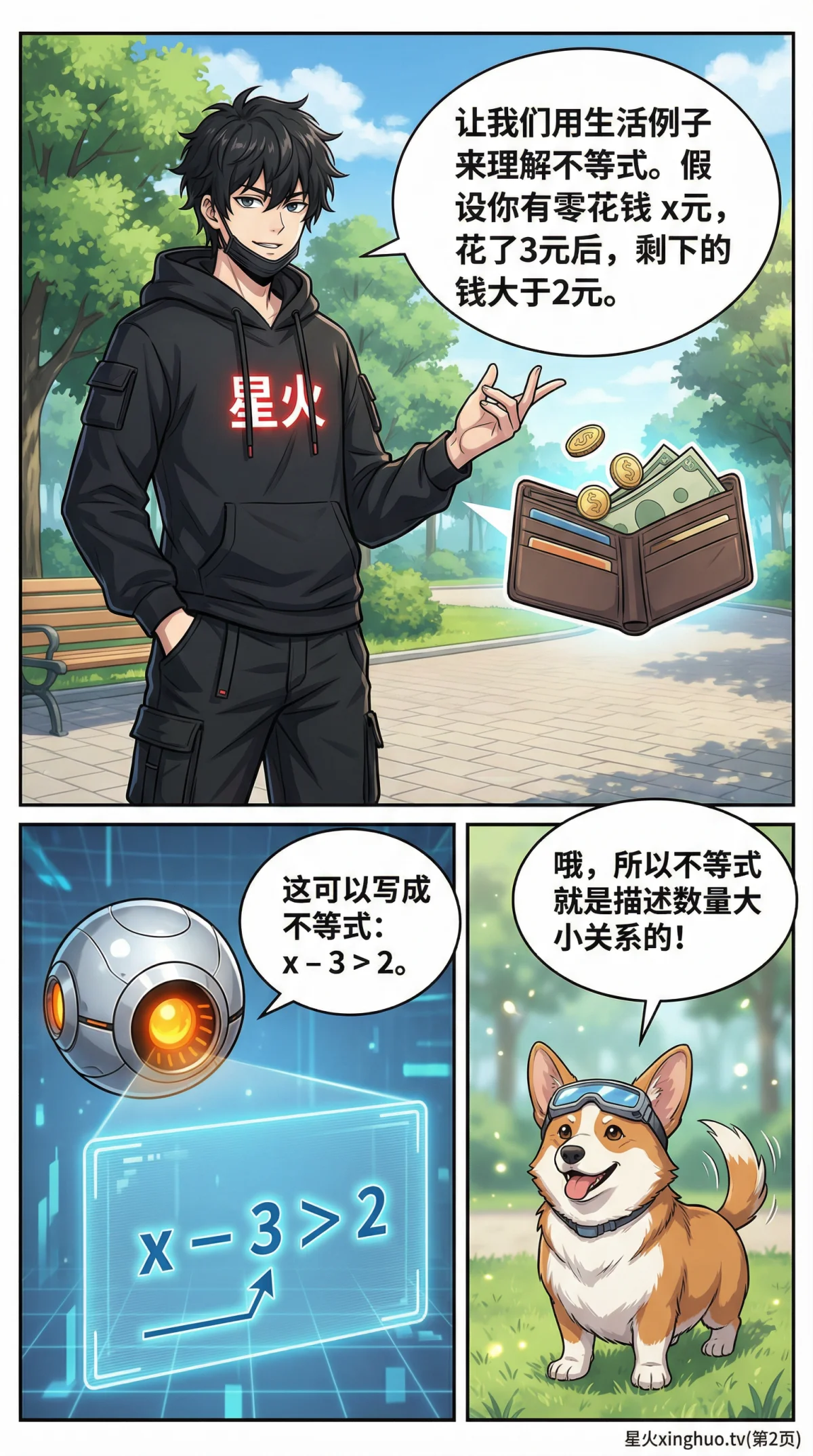 一元一次不等式解法详解：步骤、例题与易错点分析 - 第 2 页