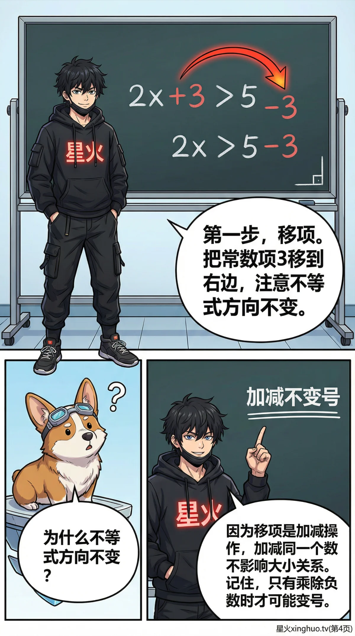 一元一次不等式解法详解：步骤、例题与易错点分析 - 第 4 页