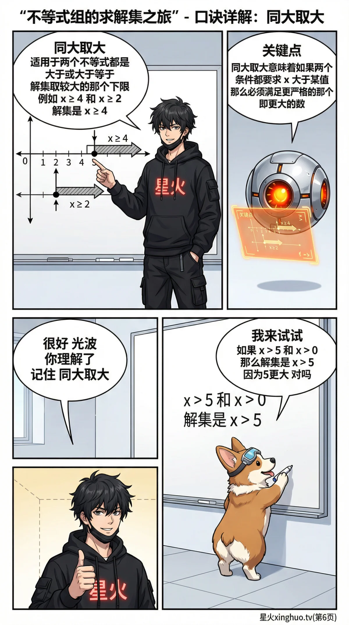 不等式组解集求解详解：方法与步骤全解析 | 初中数学代数 - 第 6 页