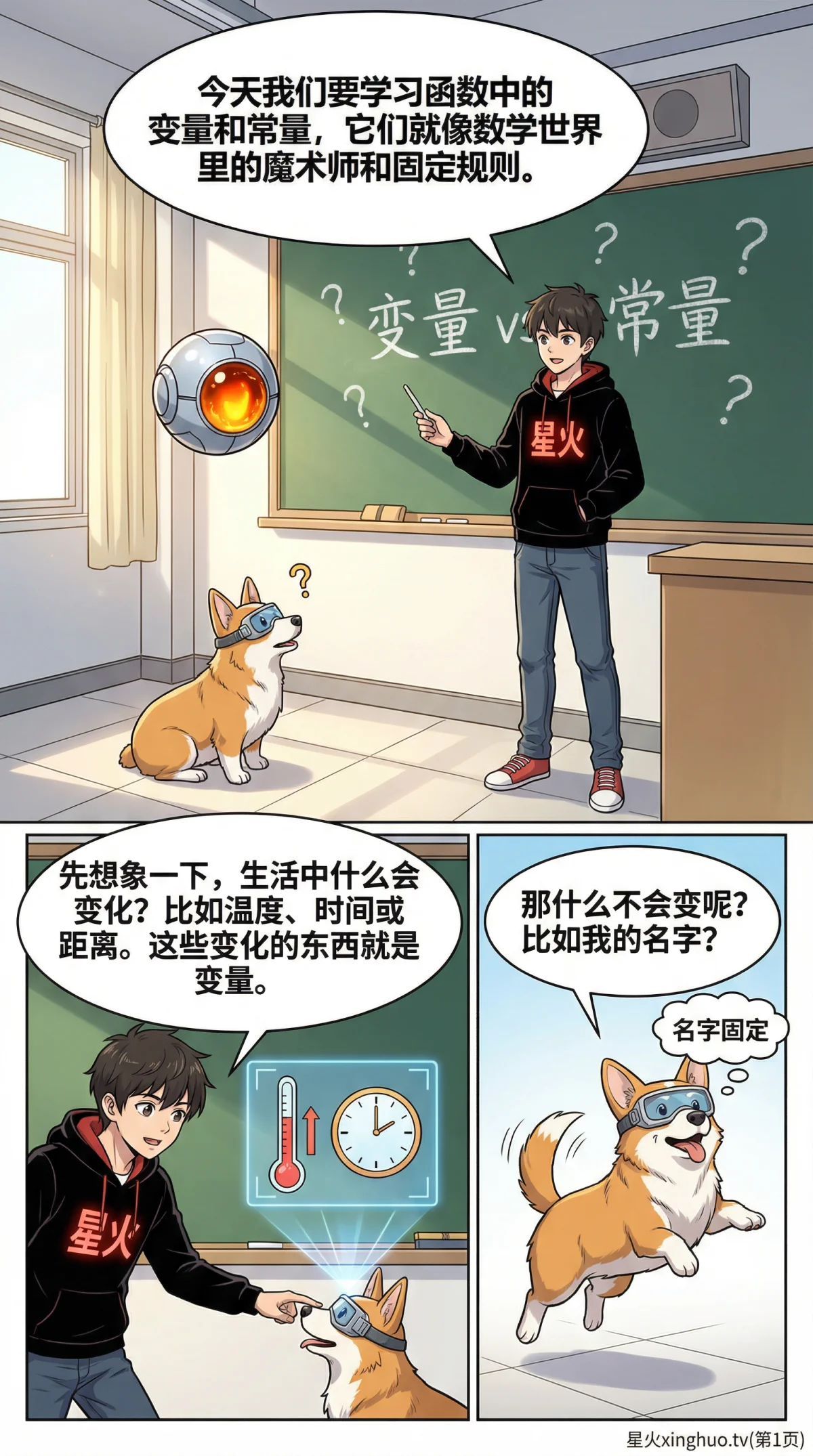 函数中的变量与常量详解：概念、区别与实例解析 | 初中数学 - 第 1 页