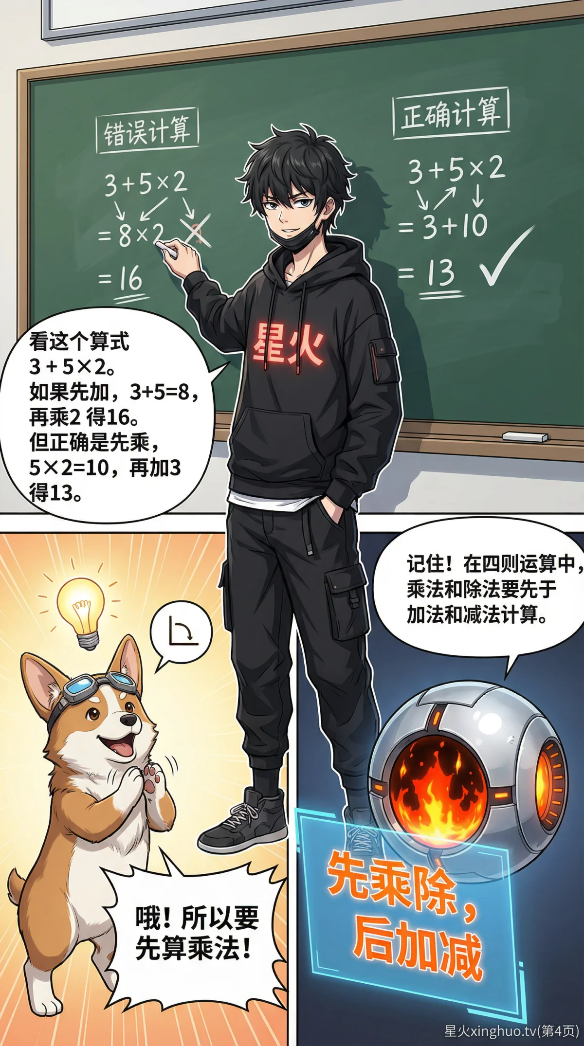 四则运算顺序详解：法则、口诀与练习题（小学数学必备） - 第 4 页