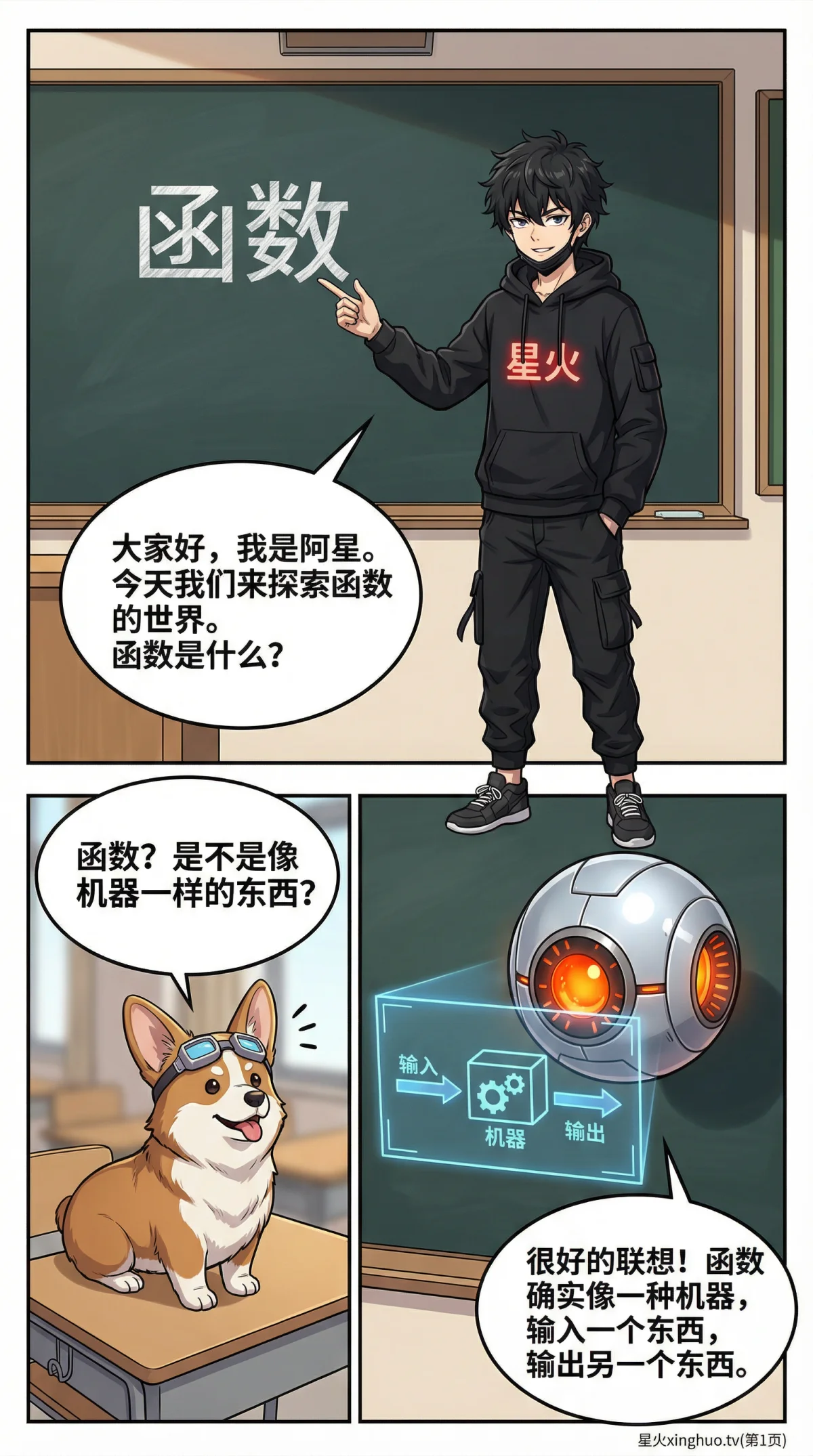 函数的概念详解：定义、图像与练习题（附漫画图解） | 初中数学 - 第 1 页