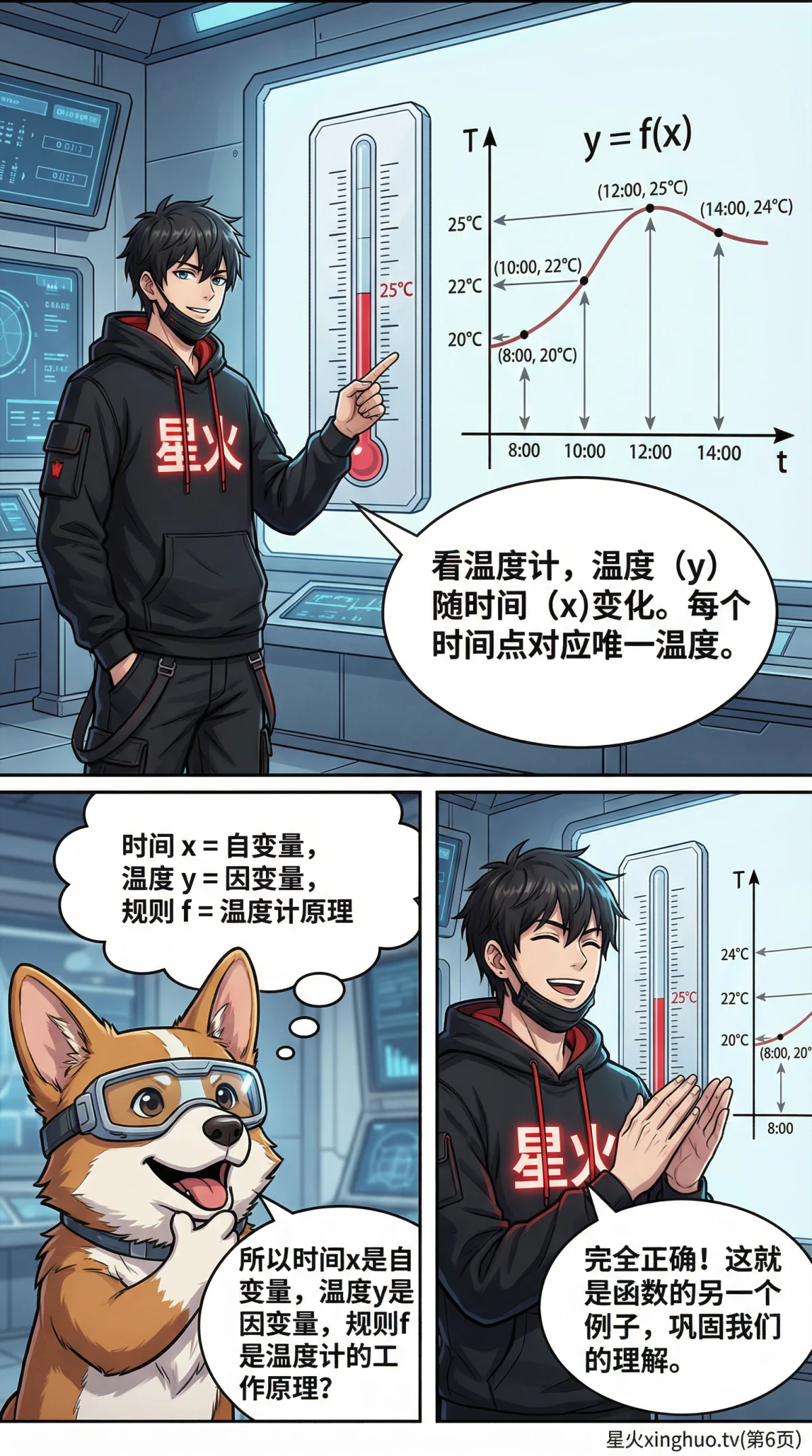 函数的概念详解：定义、图像与练习题（附漫画图解） | 初中数学 - 第 6 页