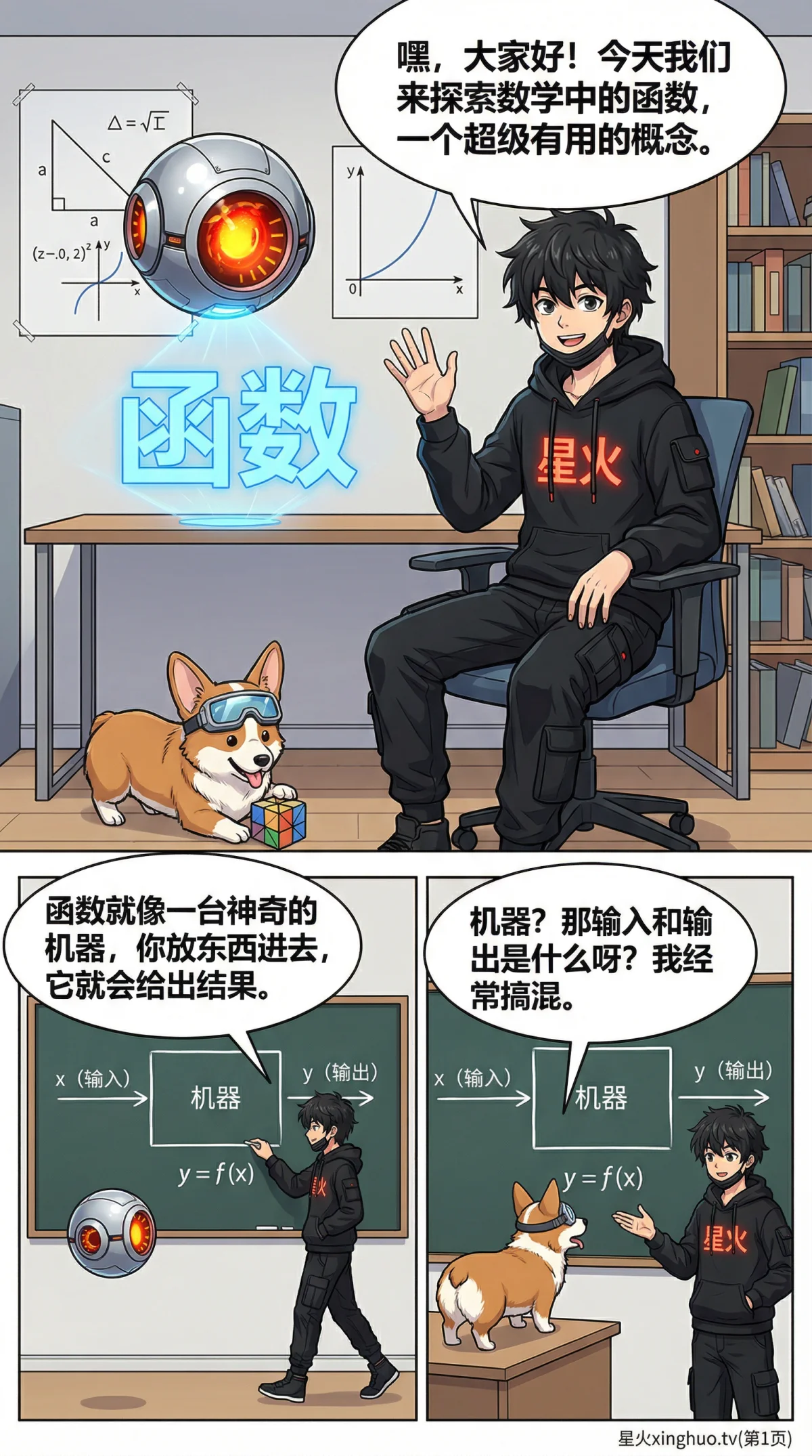 自变量与因变量详解：定义、实例与练习题 | 初中数学函数基础 - 第 1 页