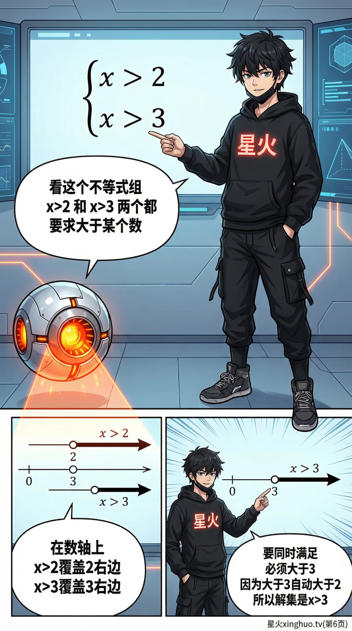 不等式组解集求解详解：步骤、方法与实例解析 | 初中数学 - 第 6 页