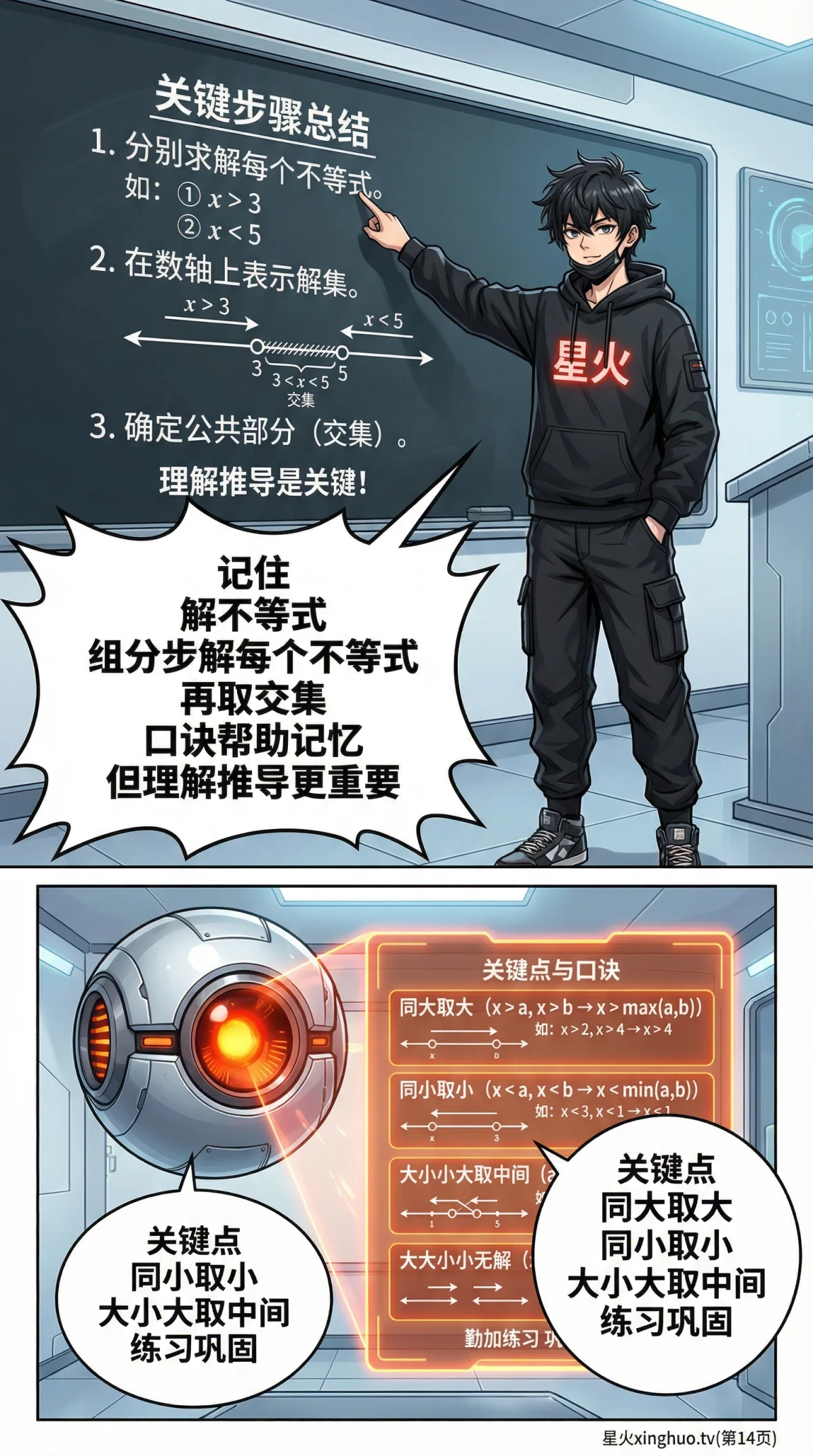 不等式组解集求解详解：步骤、方法与实例解析 | 初中数学 - 第 14 页