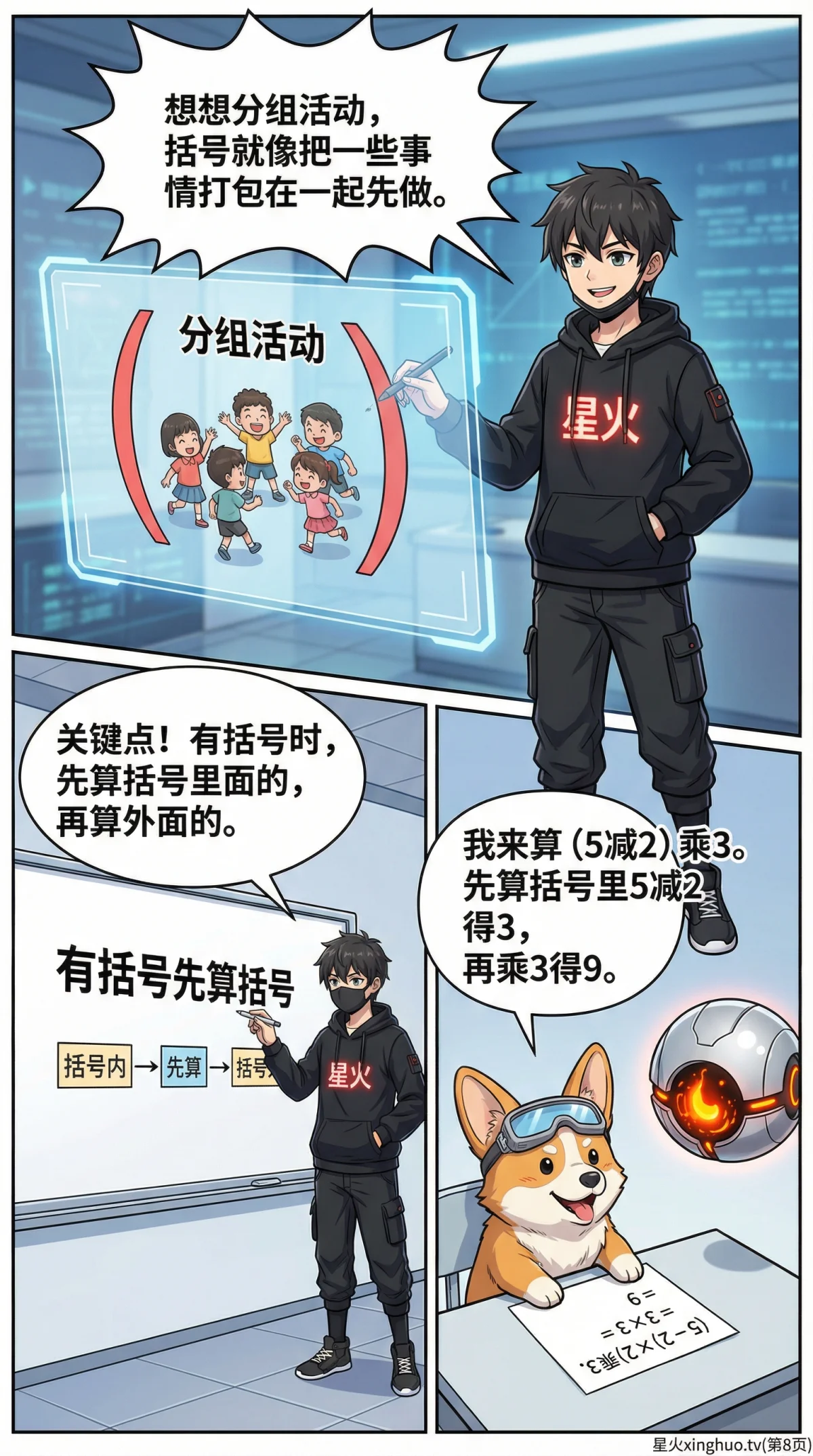 四则运算顺序详解：规则、口诀与练习题（小学数学必备） - 第 8 页