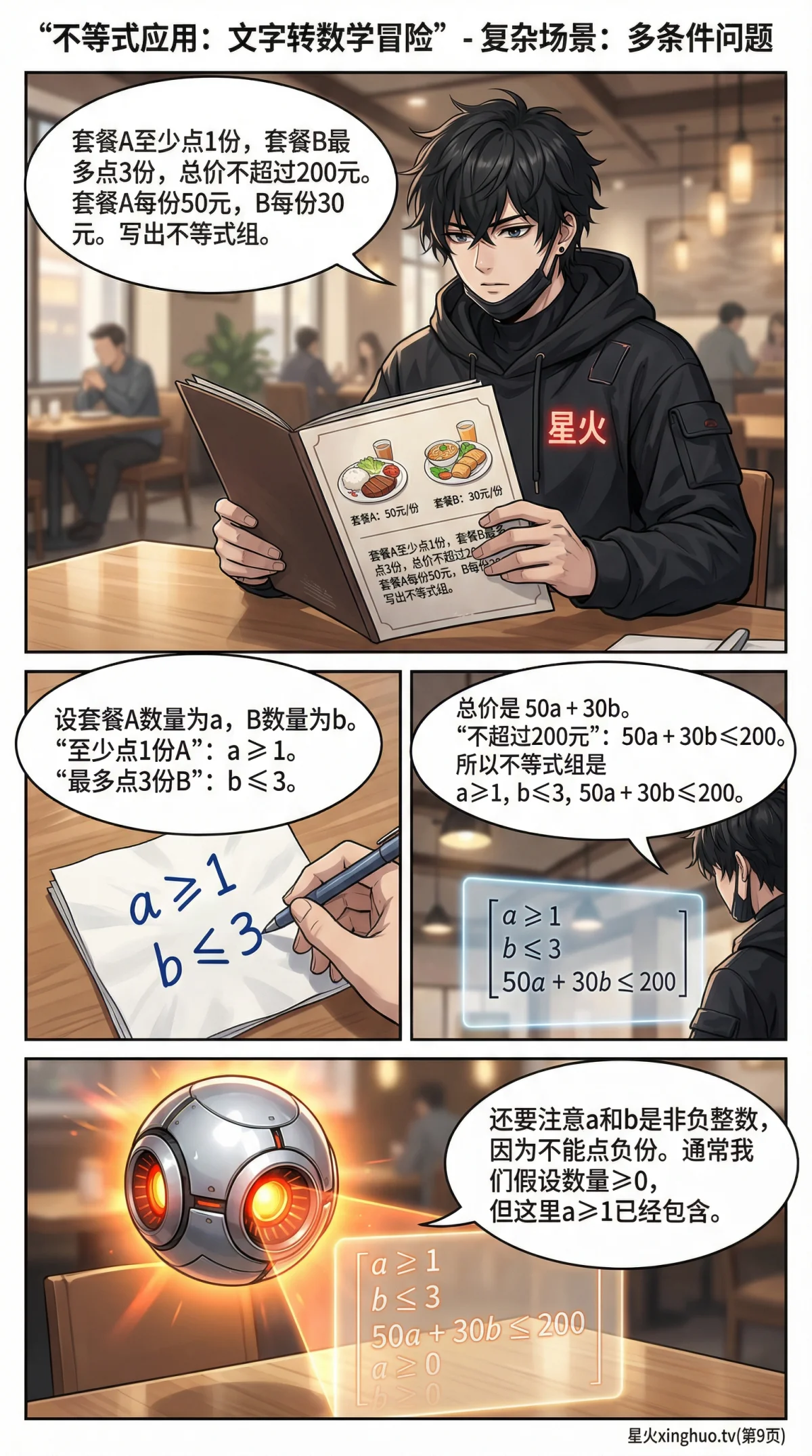 不等式应用题解法详解：典型例题与解题技巧归纳 | 初中数学 - 第 9 页