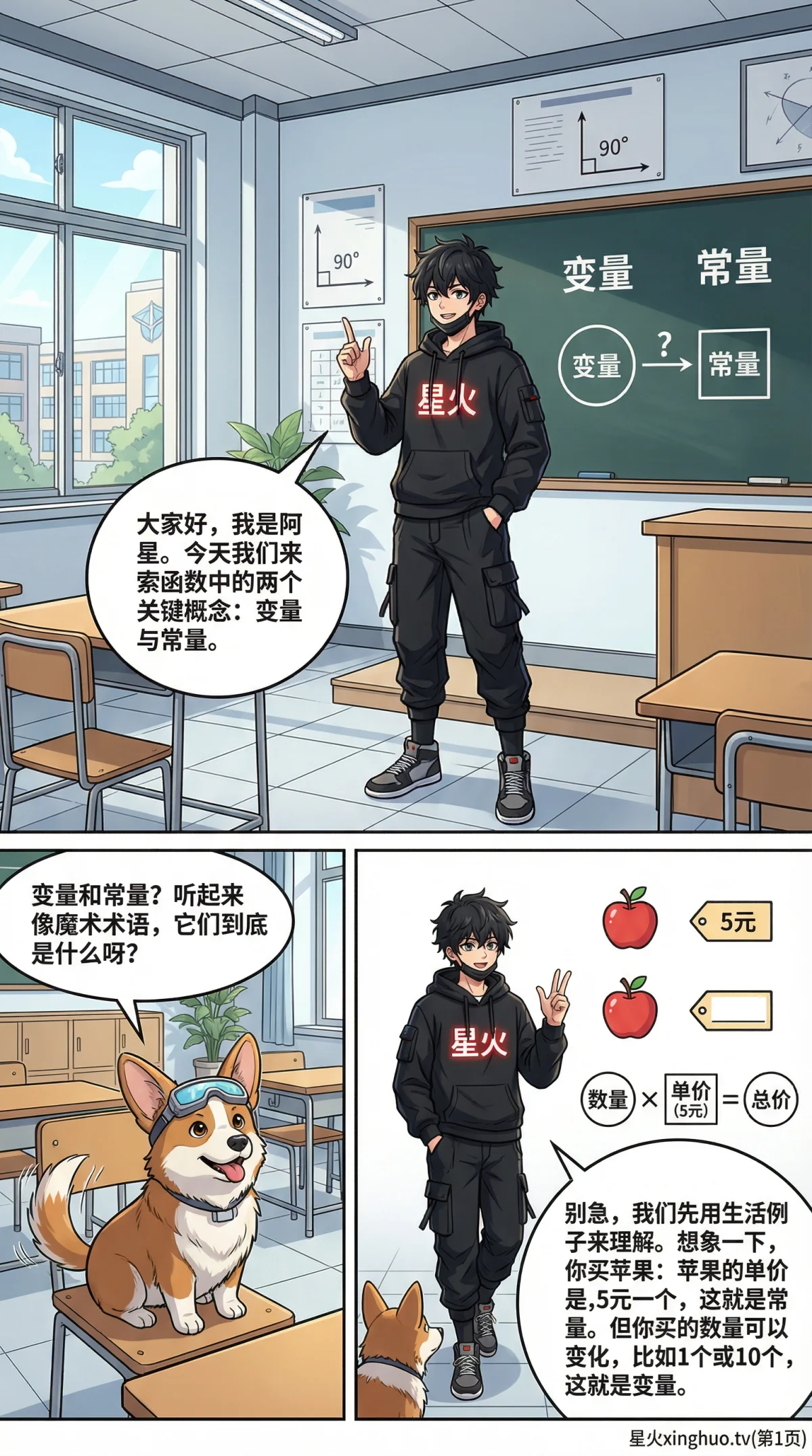 函数中的变量与常量详解：概念、区别与实例解析 | 初中数学 - 第 1 页