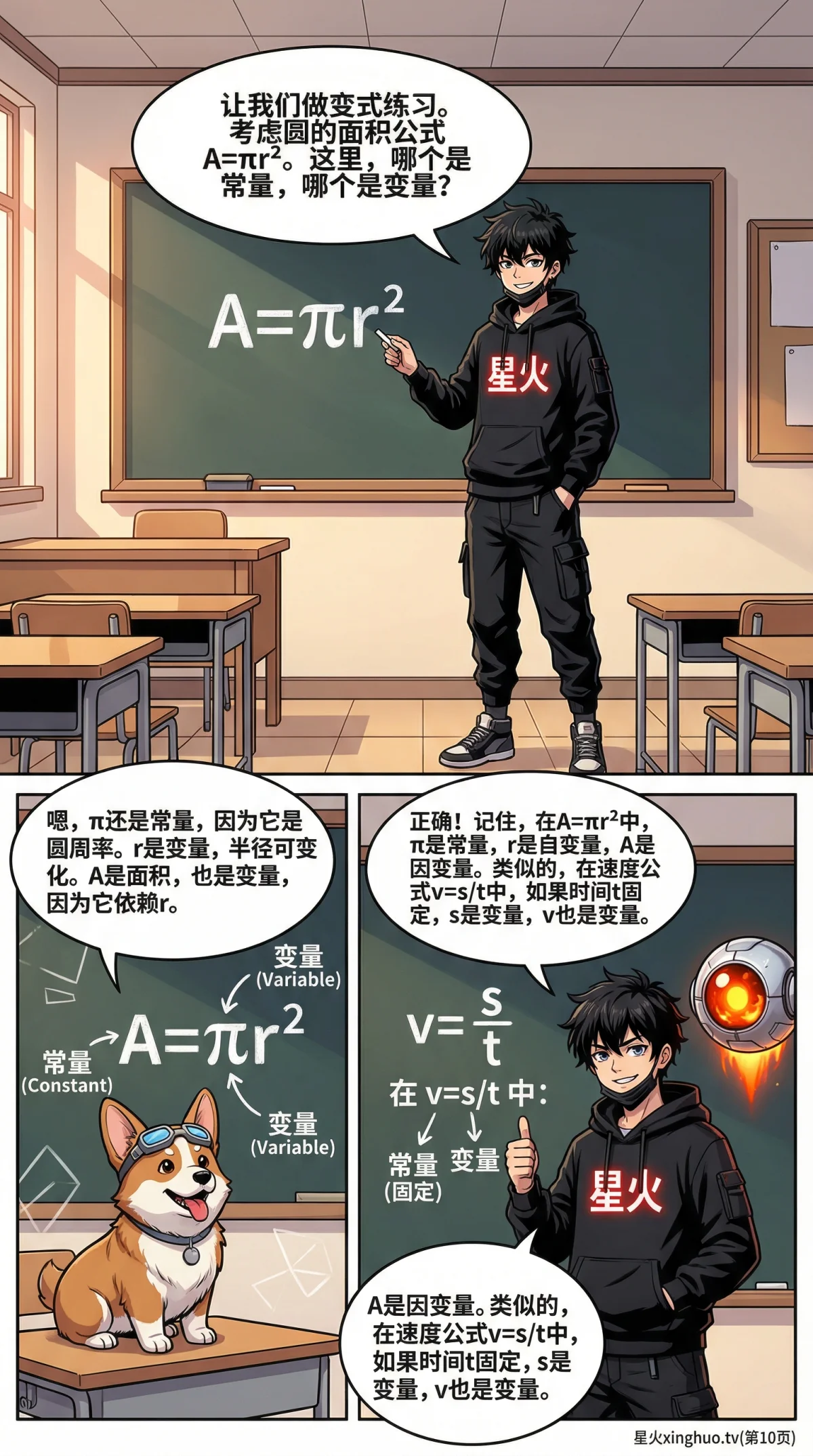 函数中的变量与常量详解：概念、区别与实例解析 | 初中数学 - 第 10 页