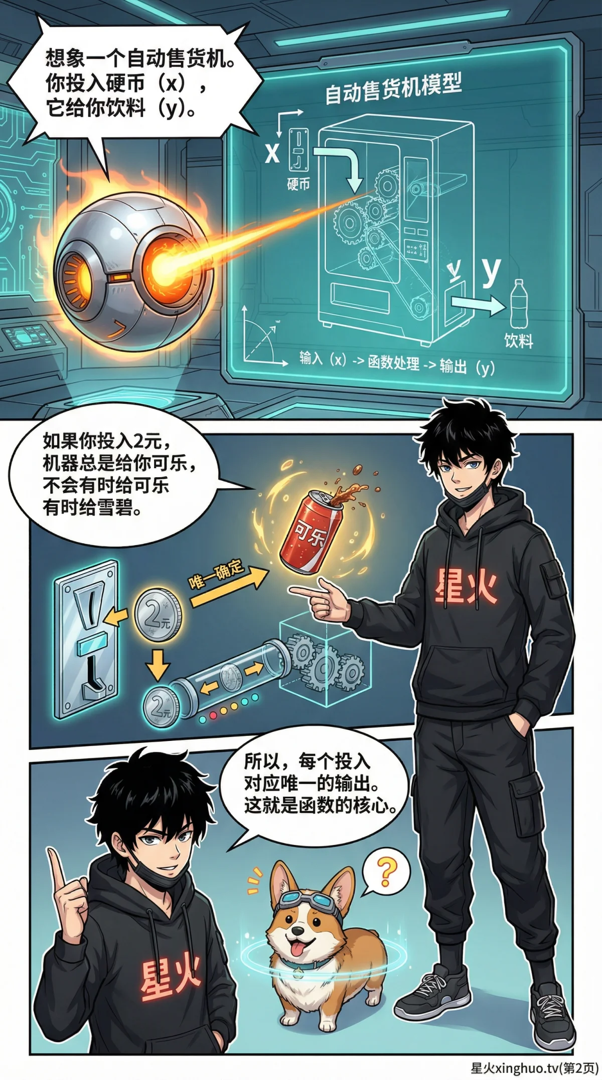 函数的概念详解：定义、图像与练习题（附漫画图解） | 初中数学 - 第 2 页