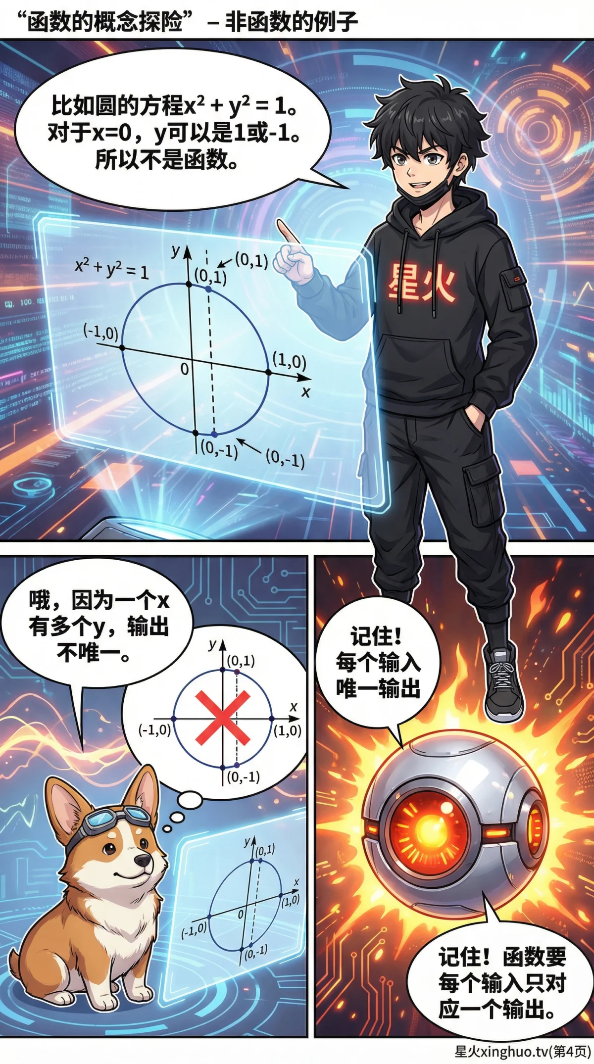 函数的概念详解：定义、图像与练习题（附漫画图解） | 初中数学 - 第 4 页