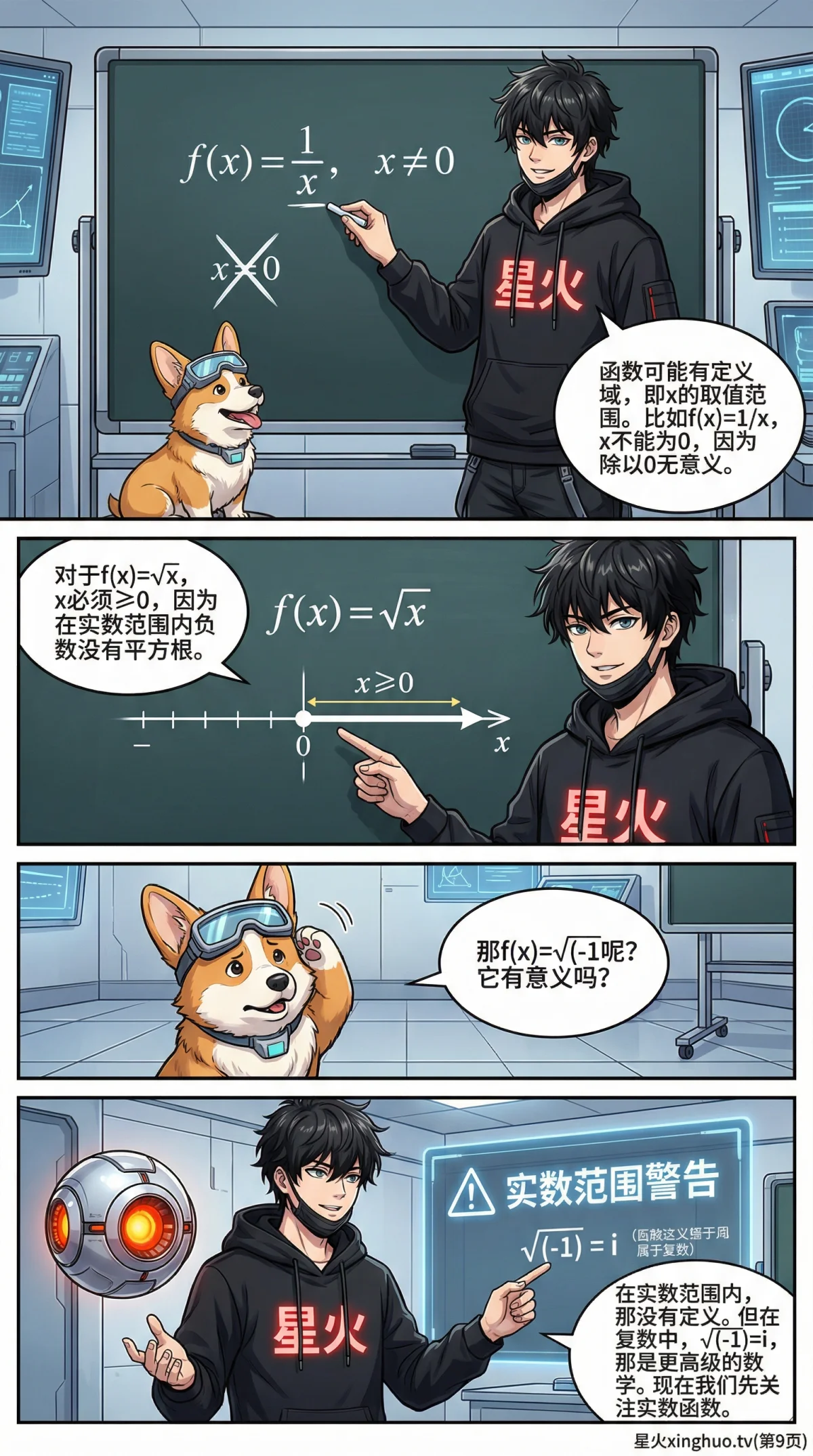 函数的概念详解：定义、图像与练习题（附漫画图解） | 初中数学 - 第 9 页