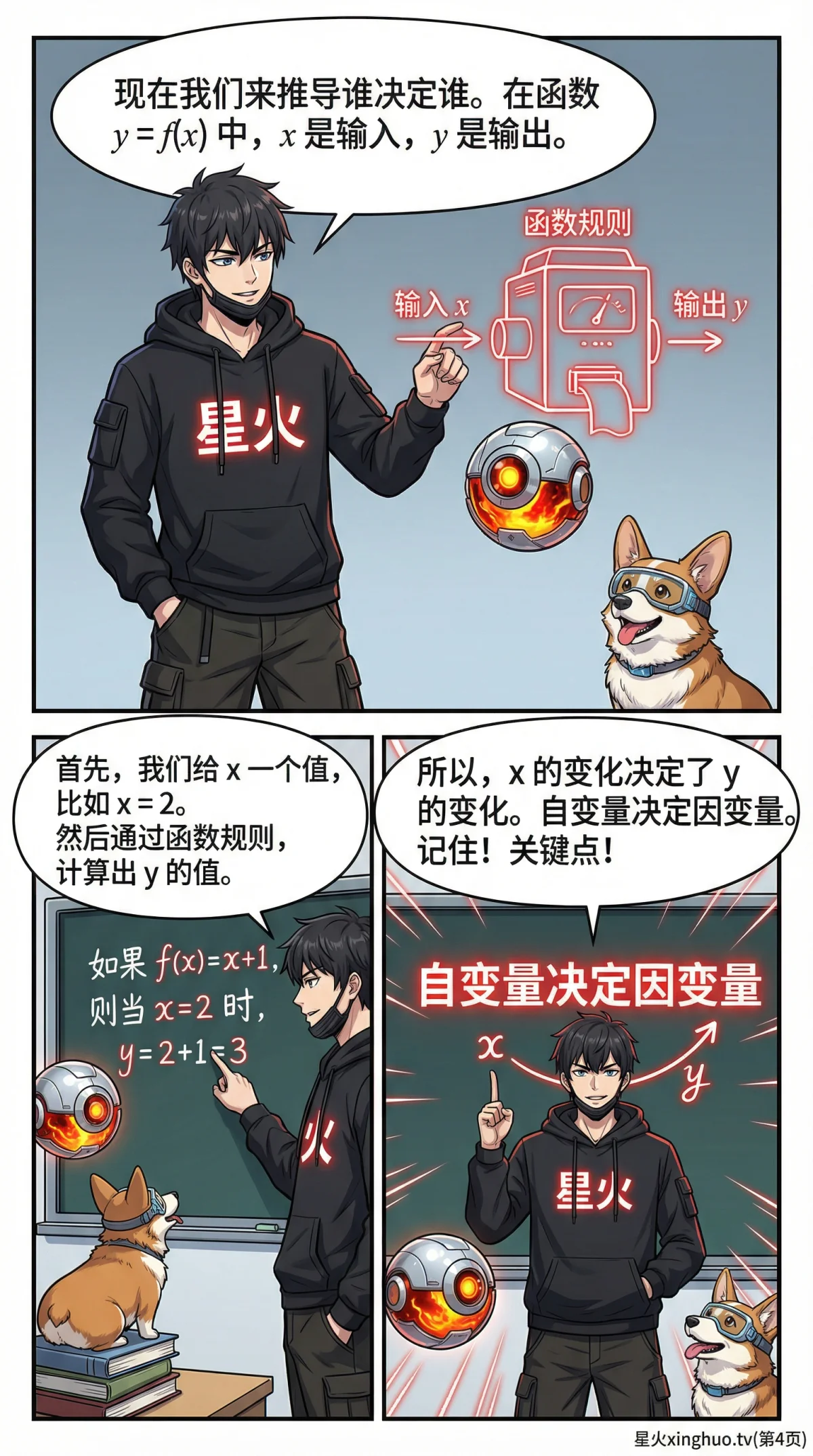 自变量与因变量详解：概念、区别与实例解析 | 函数基础 - 第 4 页