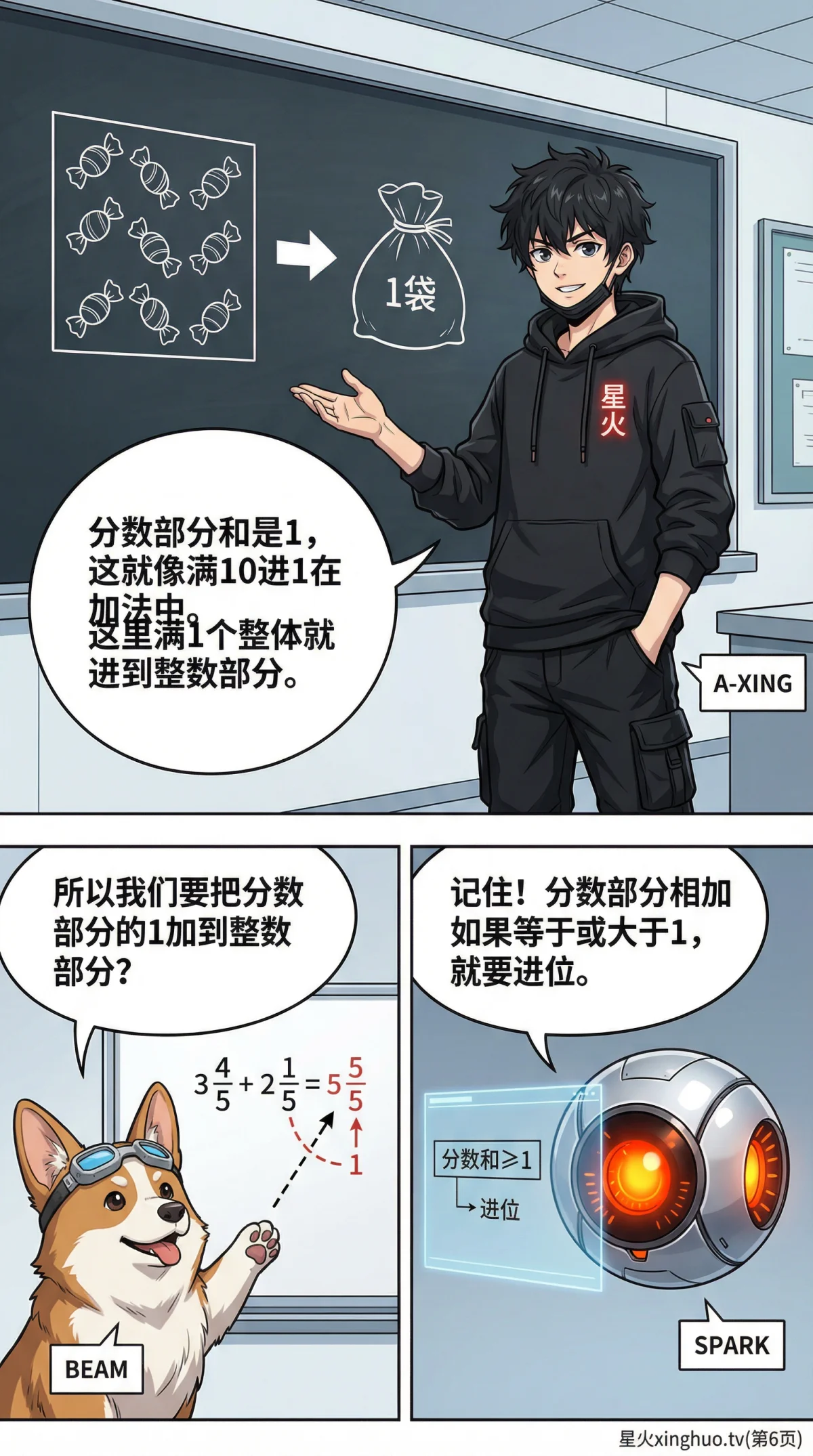 带分数加减法详解：计算步骤、例题与常见错误解析 - 第 6 页