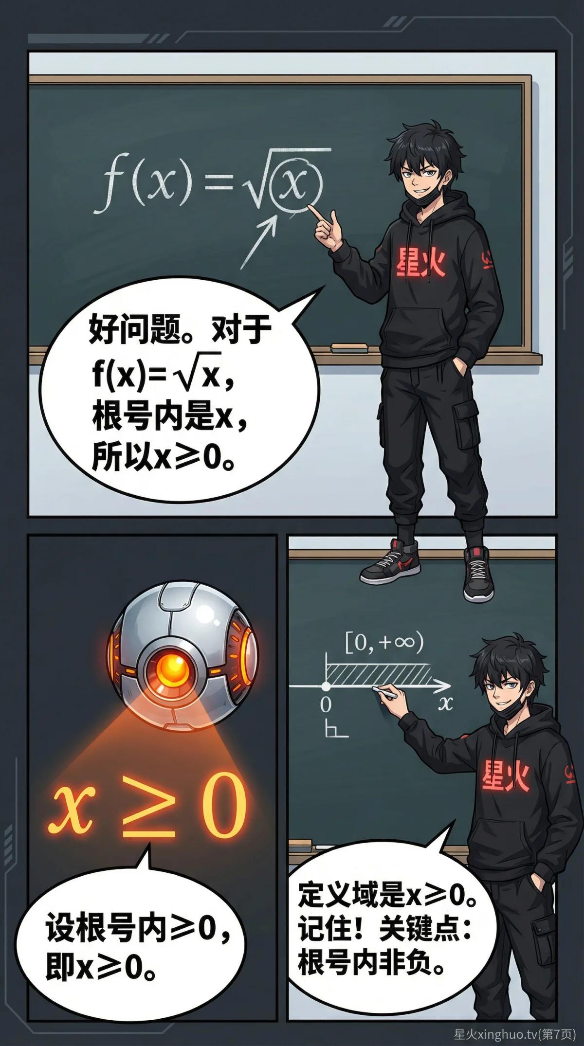 函数定义域详解：求法、例题与常见错误解析 | 初中数学函数基础 - 第 7 页