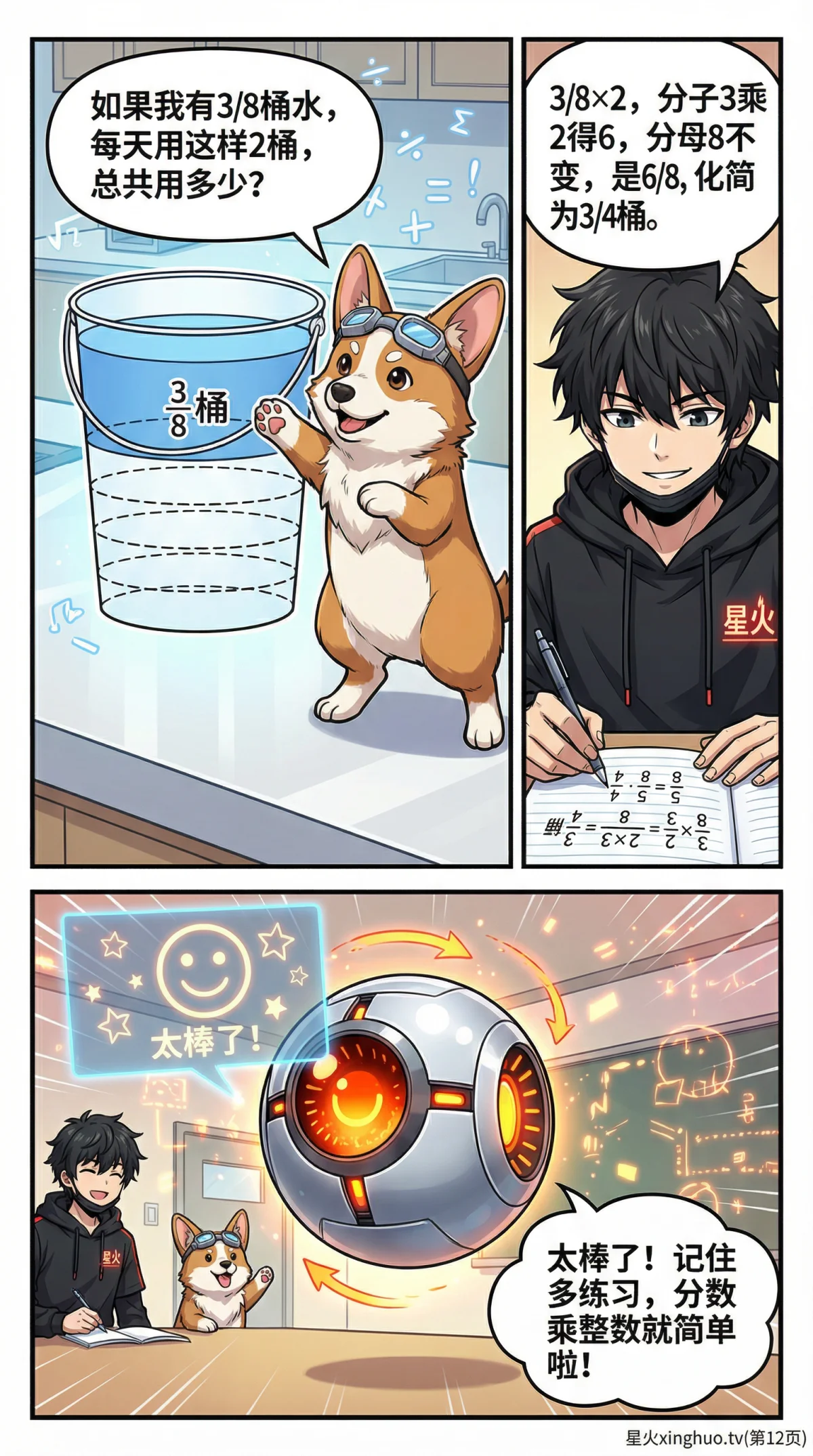 分数乘整数怎么算？计算方法、例题与技巧详解 | 小学数学 - 第 12 页