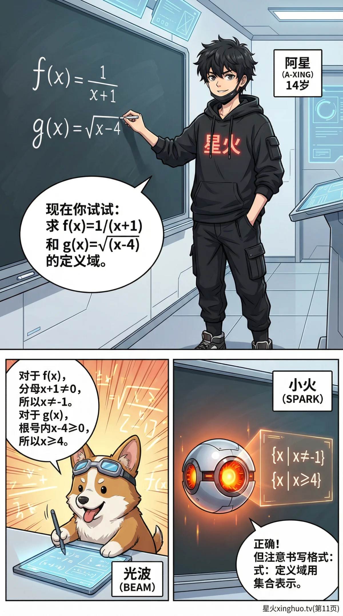 函数定义域详解：求法、例题与常见错误解析 | 初中数学函数基础 - 第 11 页