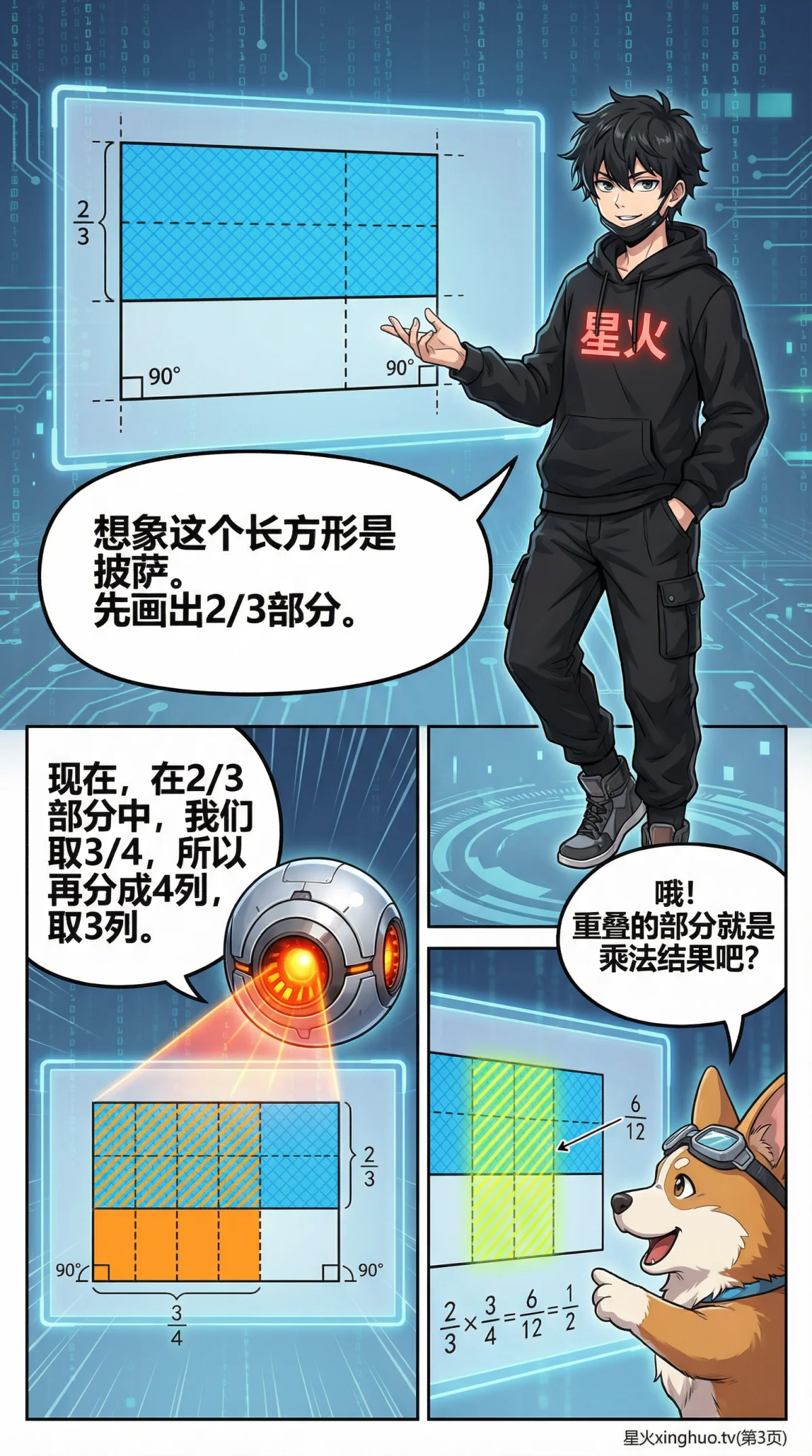 分数乘分数怎么算？计算方法、例题与练习题详解 - 第 3 页