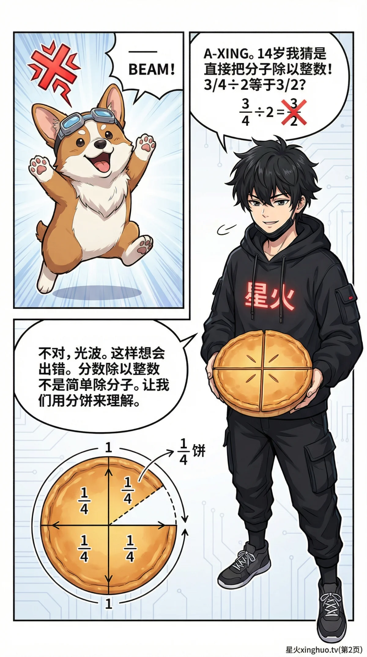 分数除以整数怎么算？计算方法、例题与练习题详解 - 第 2 页