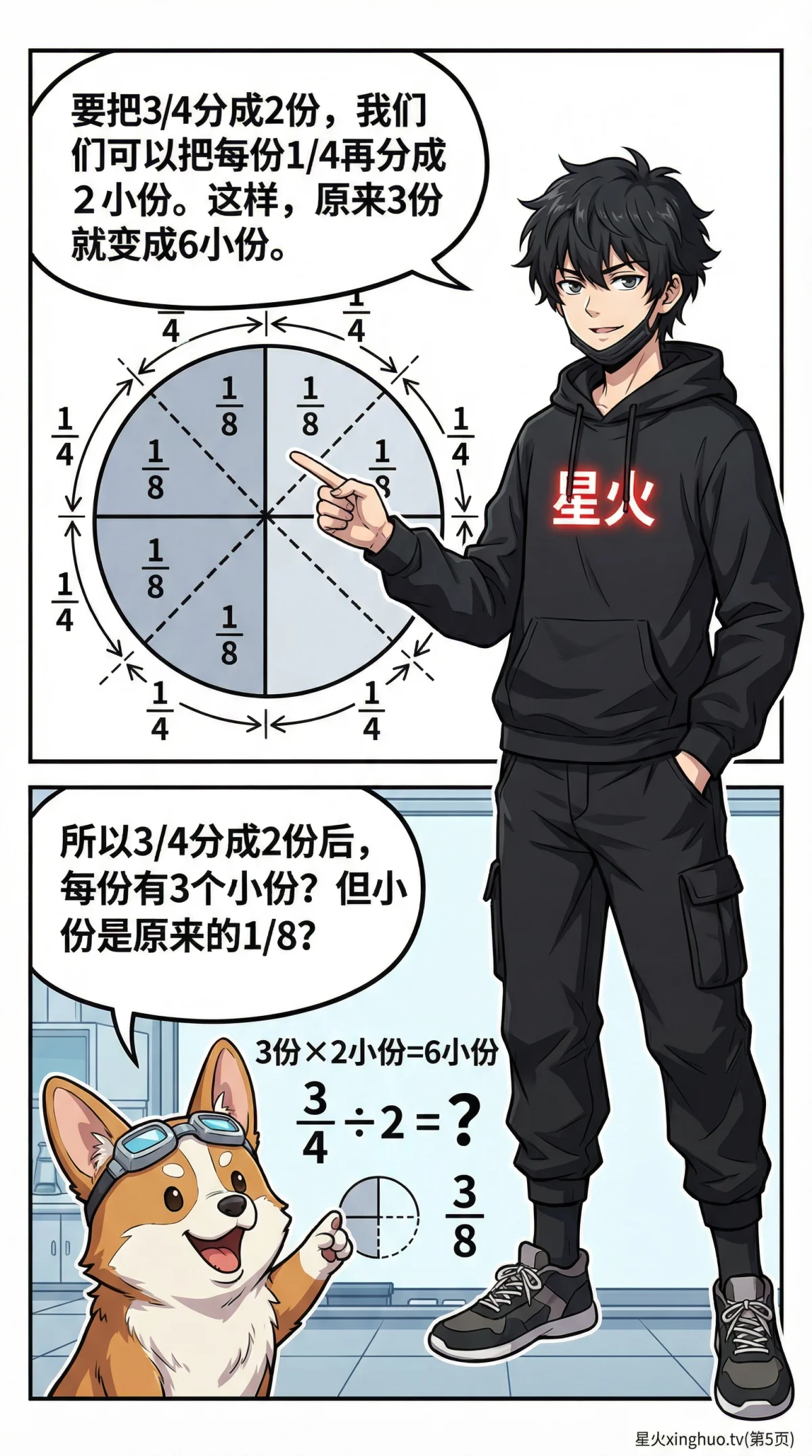 分数除以整数怎么算？计算方法、例题与练习题详解 - 第 5 页
