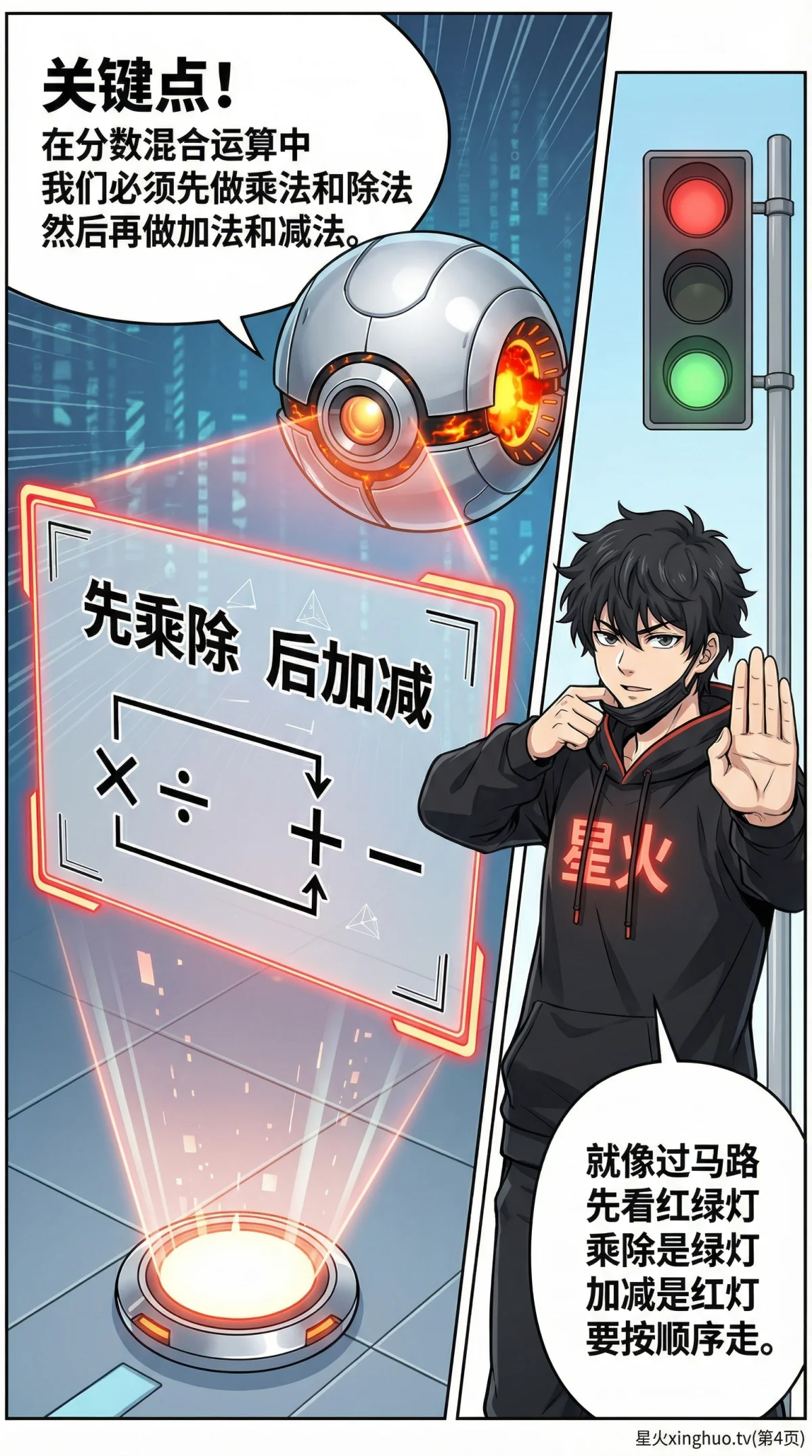 分数四则混合运算规则详解与例题解析 – 小学数学计算指南 - 第 4 页