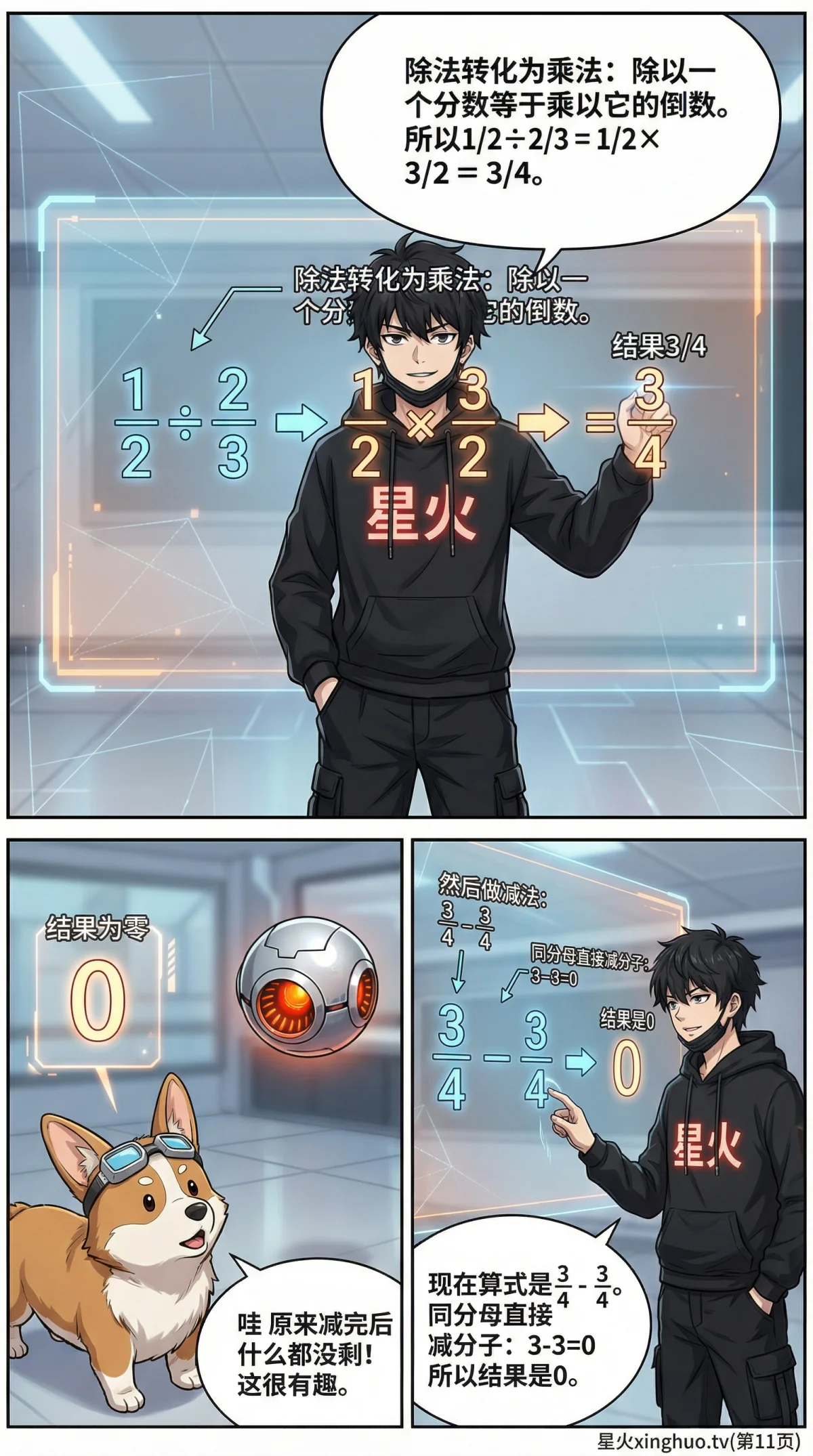 分数四则混合运算规则详解与例题解析 – 小学数学计算指南 - 第 11 页