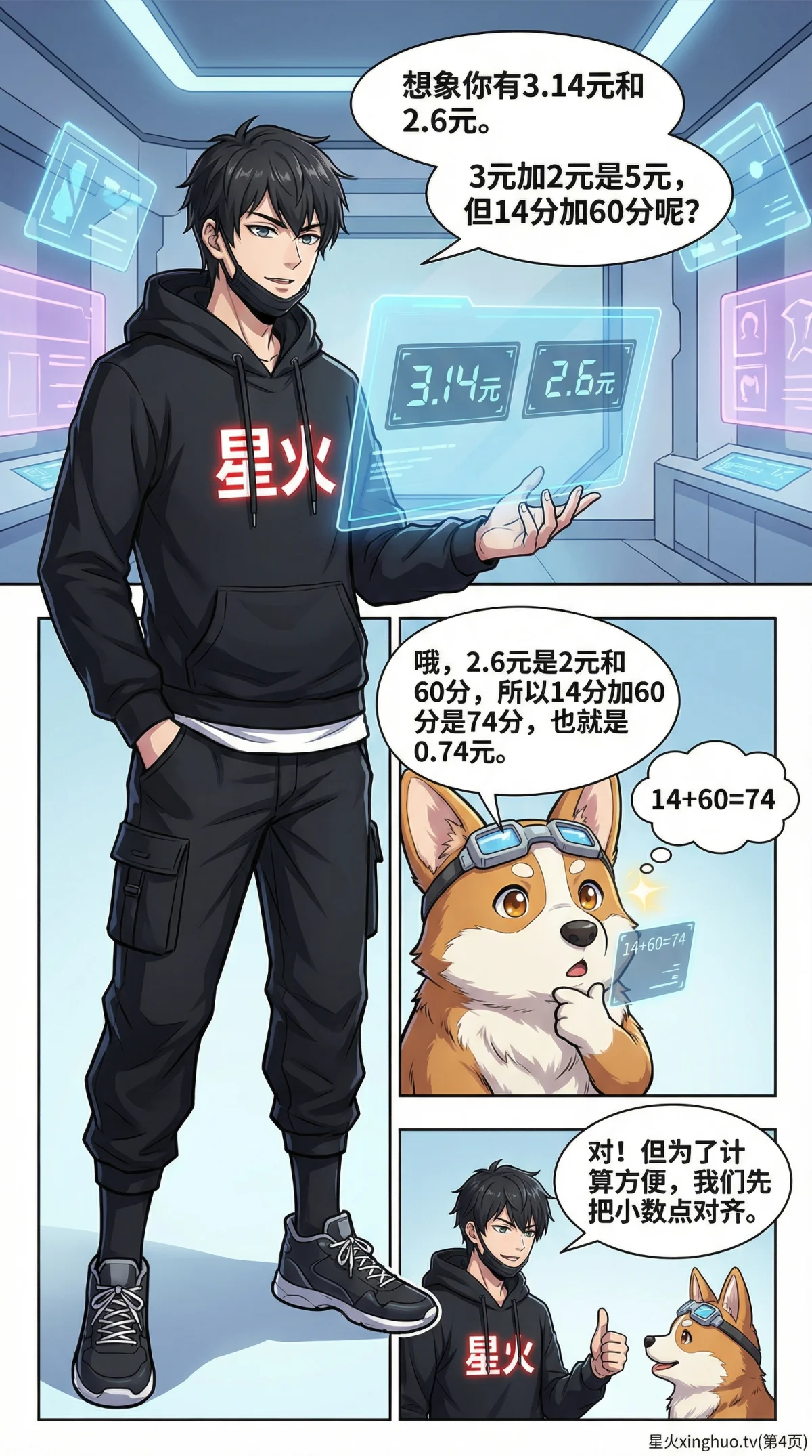 小数加减法详解：如何对齐小数点（含练习题与技巧） - 第 4 页