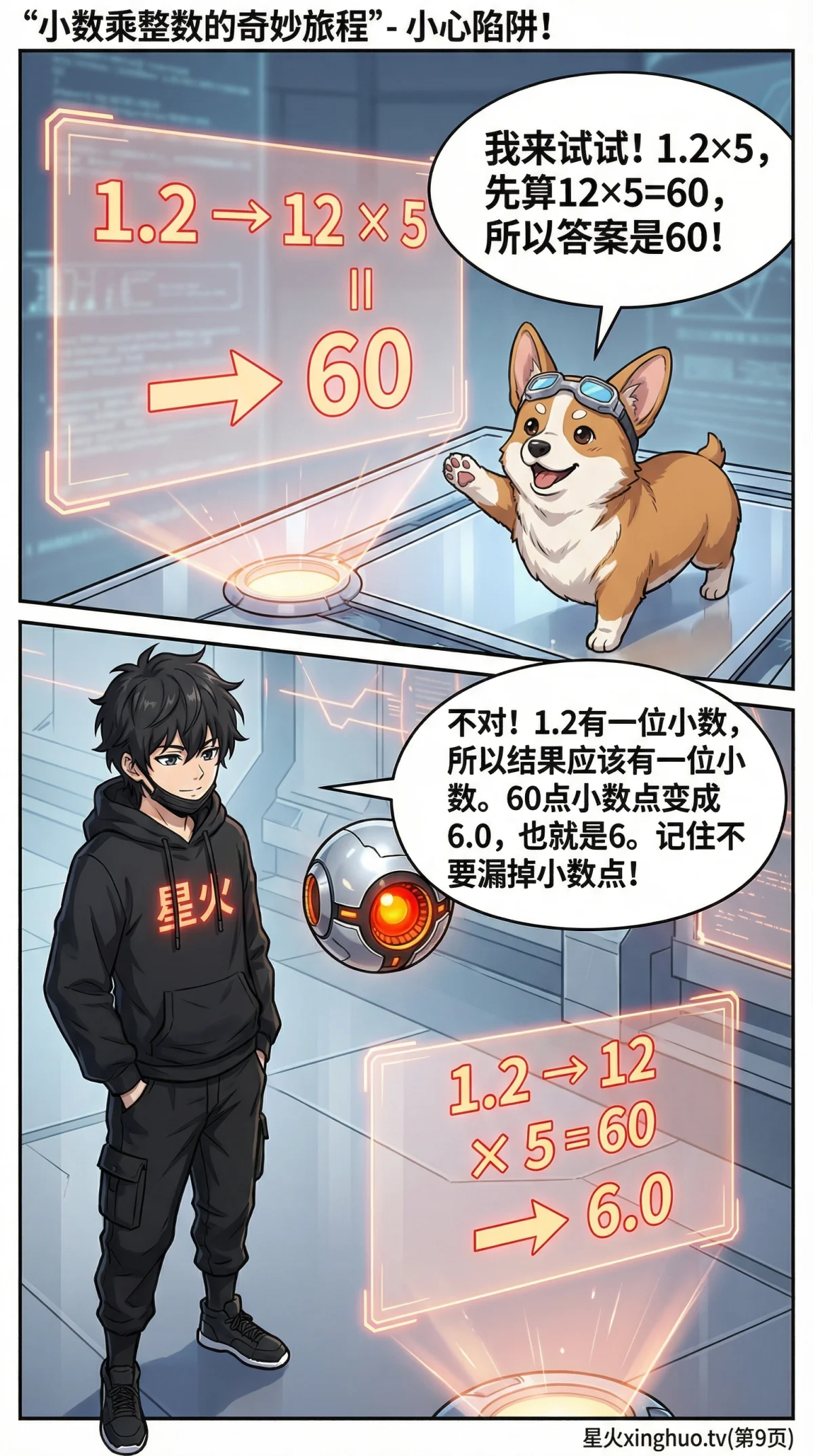 小数乘整数怎么算？方法详解与例题练习（小学数学） - 第 9 页