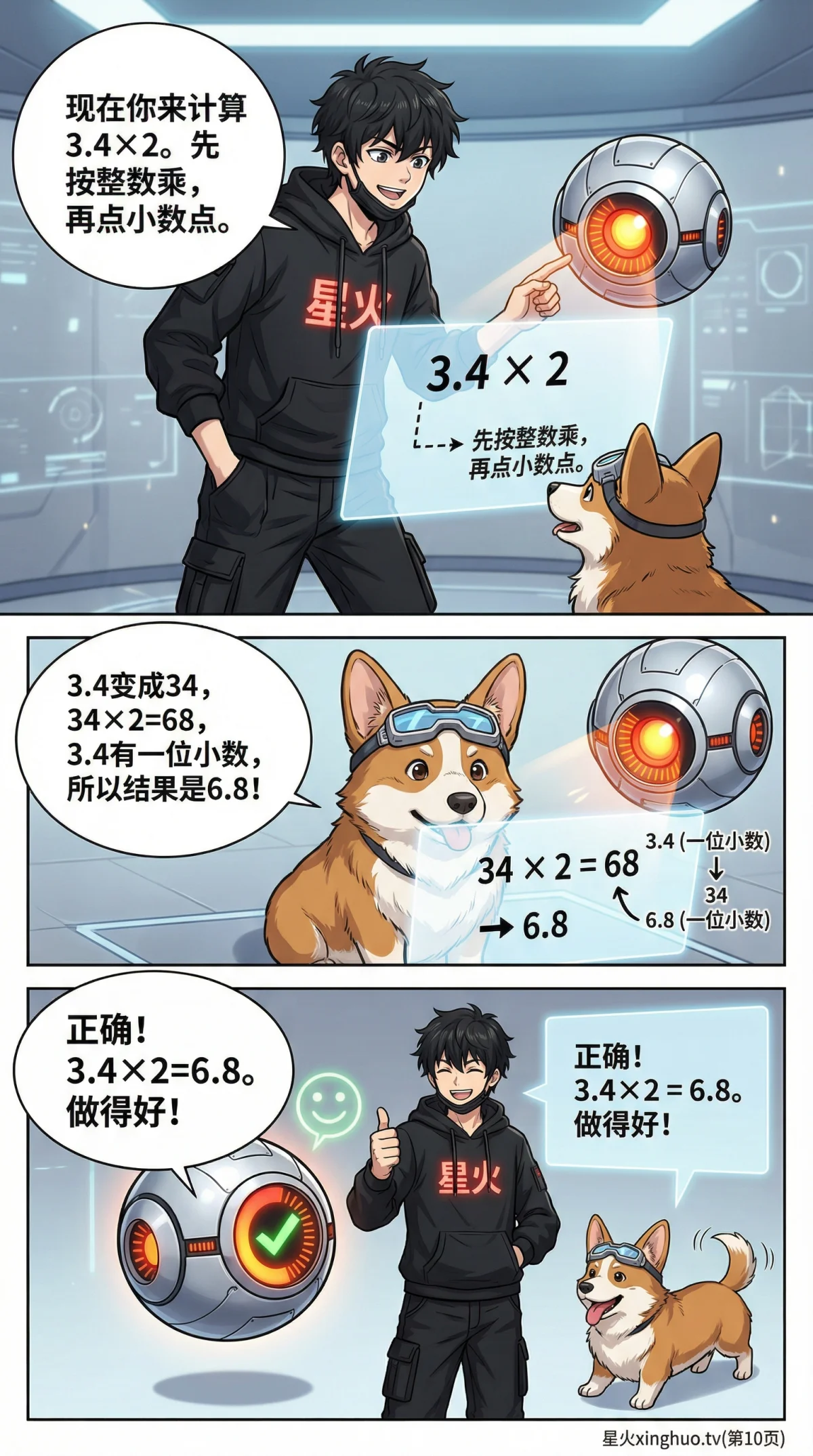 小数乘整数怎么算？方法详解与例题练习（小学数学） - 第 10 页