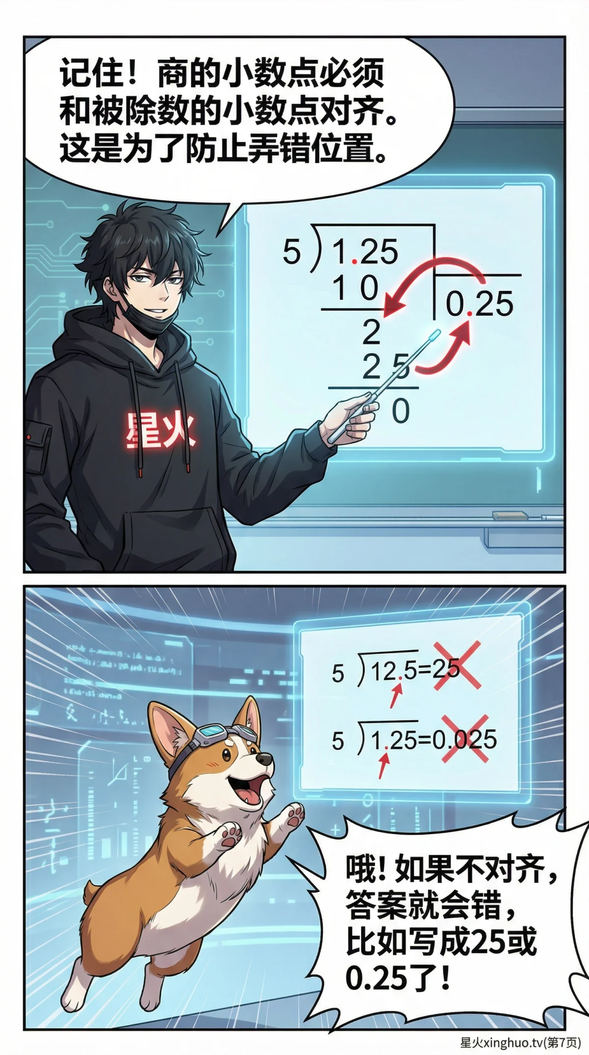 小数除以整数怎么算？计算步骤与例题详解 | 小学数学 - 第 7 页