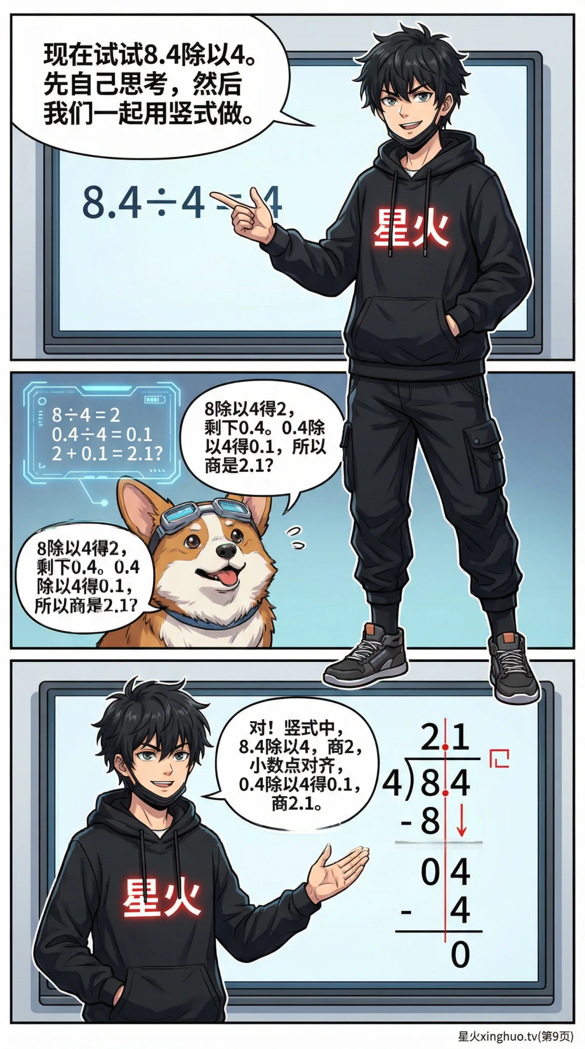 小数除以整数怎么算？计算步骤与例题详解 | 小学数学 - 第 9 页