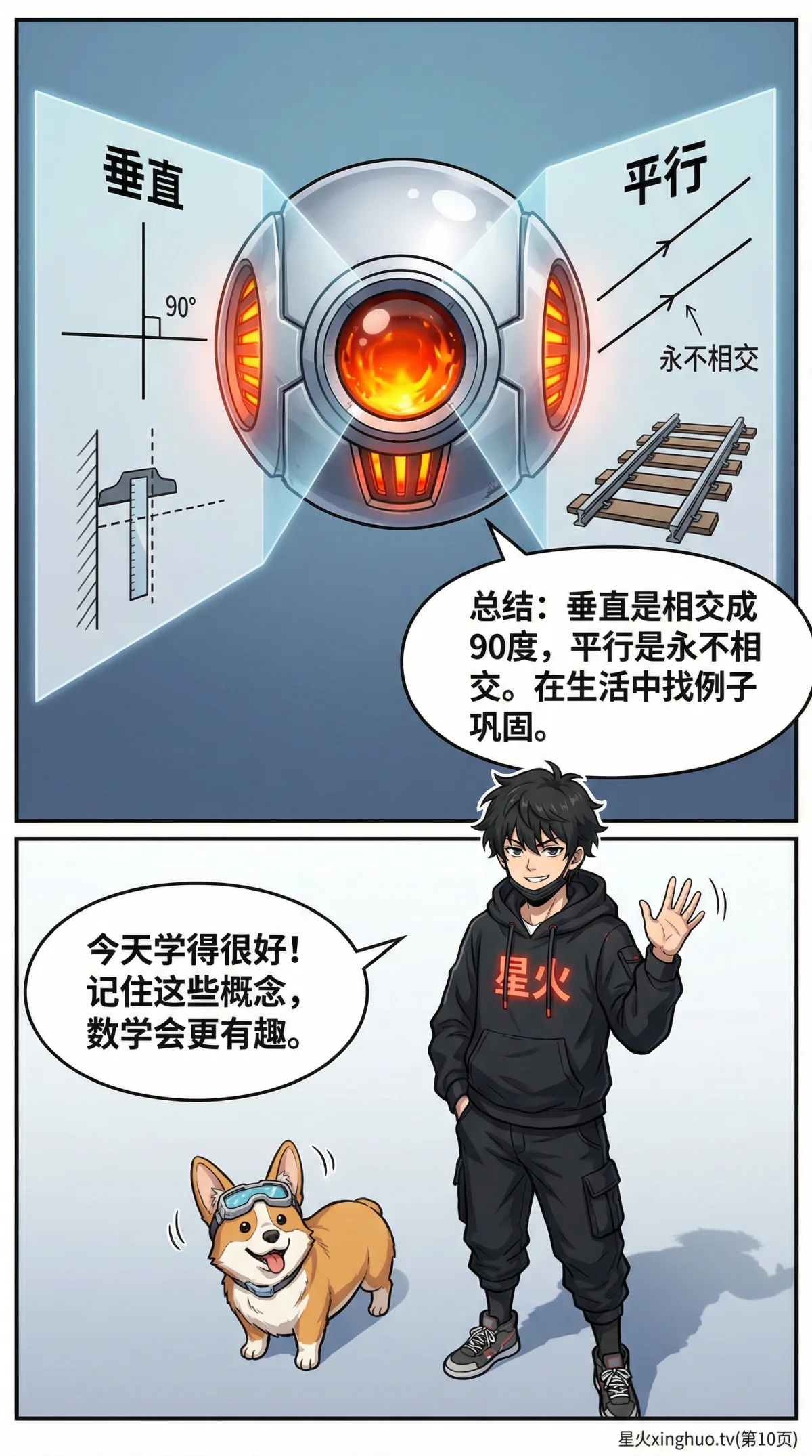 垂直与平行关系详解：几何定义、判定方法与实例解析 - 第 10 页