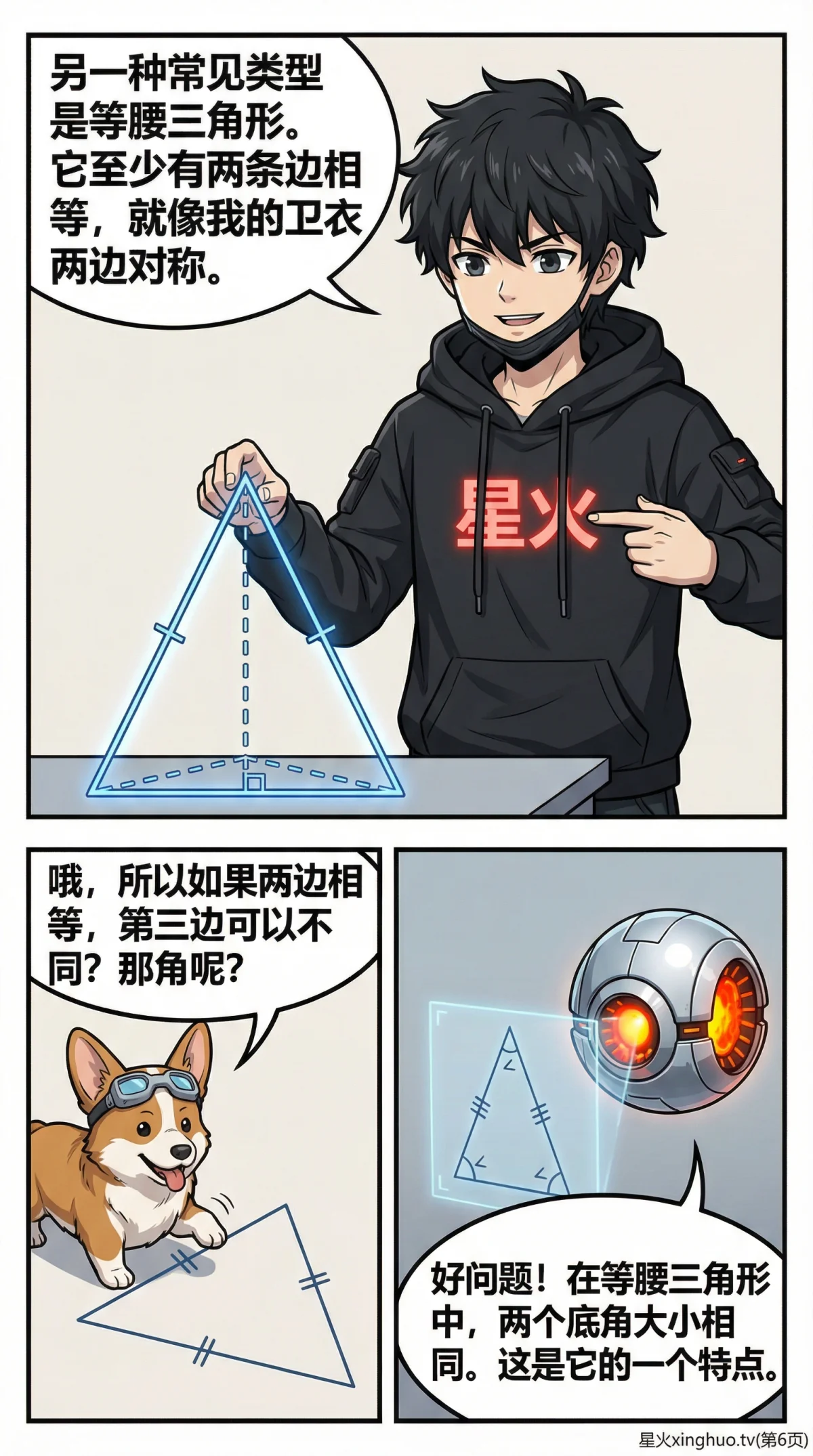 三角形的认识与性质详解：定义、分类、内角和及基础练习题 - 第 6 页