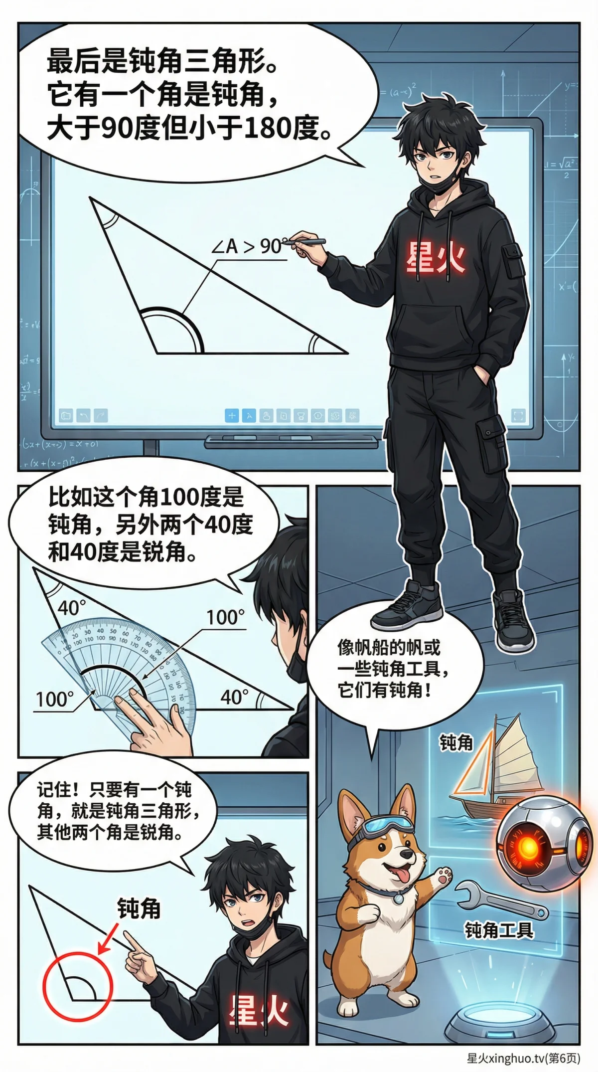 三角形的分类(按角分)：锐角、直角、钝角三角形详解与辨析 | 初中数学几何 - 第 5 页