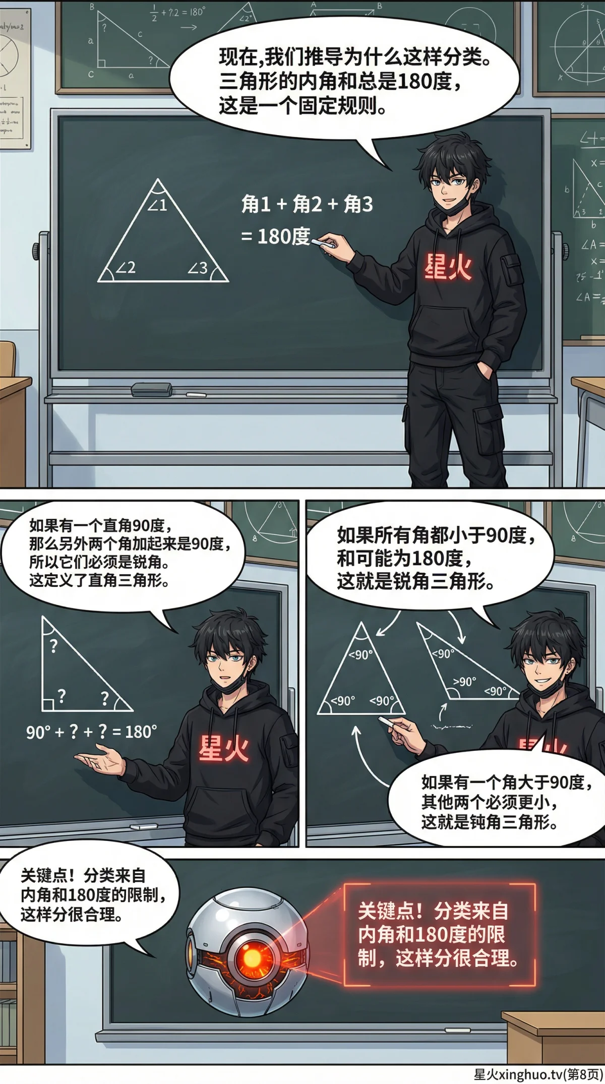 三角形的分类(按角分)：锐角、直角、钝角三角形详解与辨析 | 初中数学几何 - 第 7 页