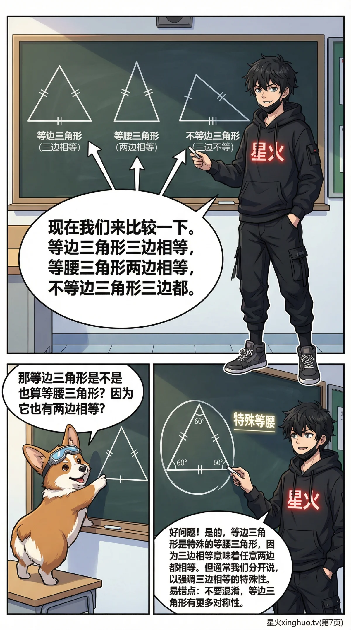 三角形的分类(按边分)：不等边、等腰与等边三角形详解 | 初中数学几何基础 - 第 7 页