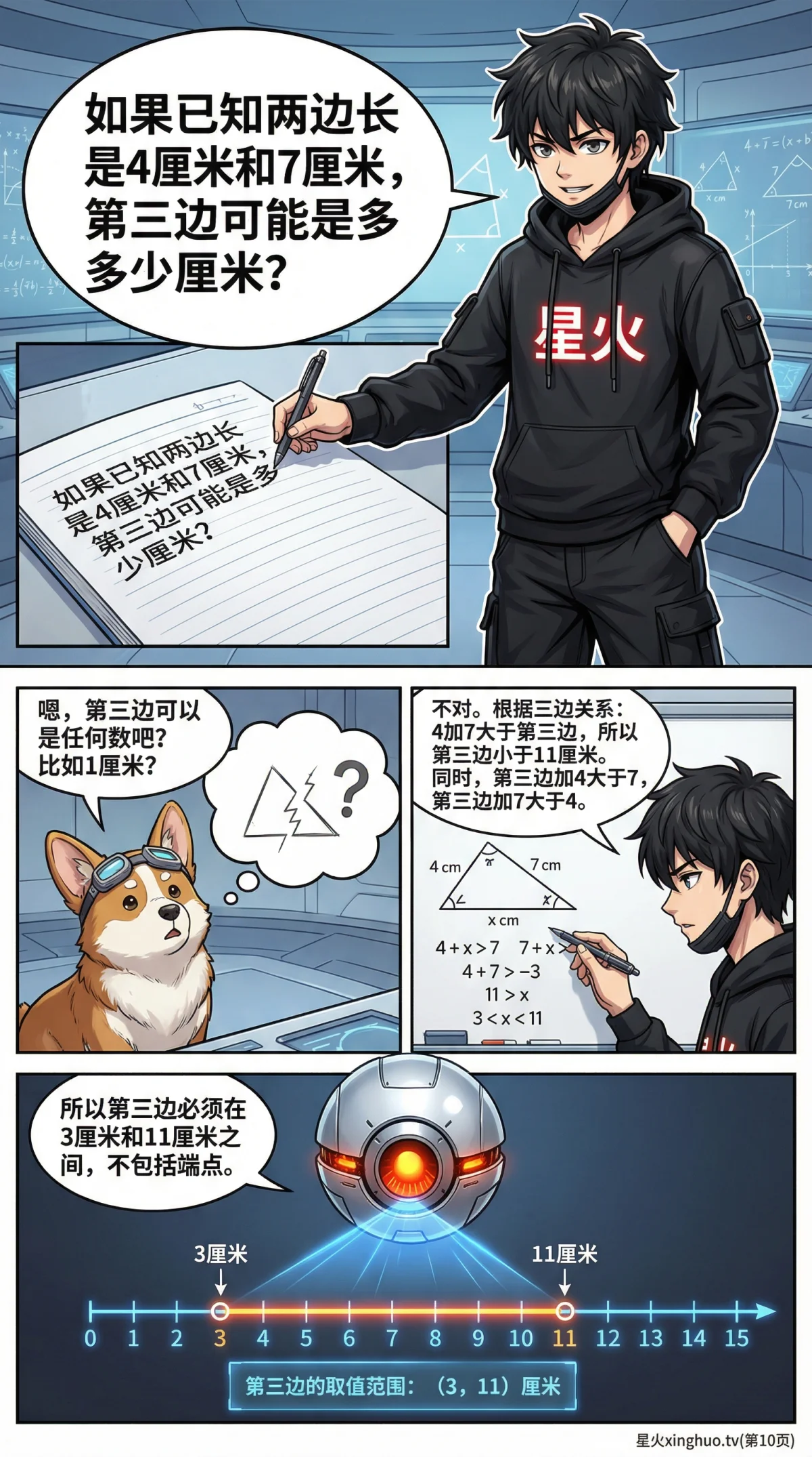 三角形的三边关系：定理证明、公式与典型例题详解 - 第 10 页