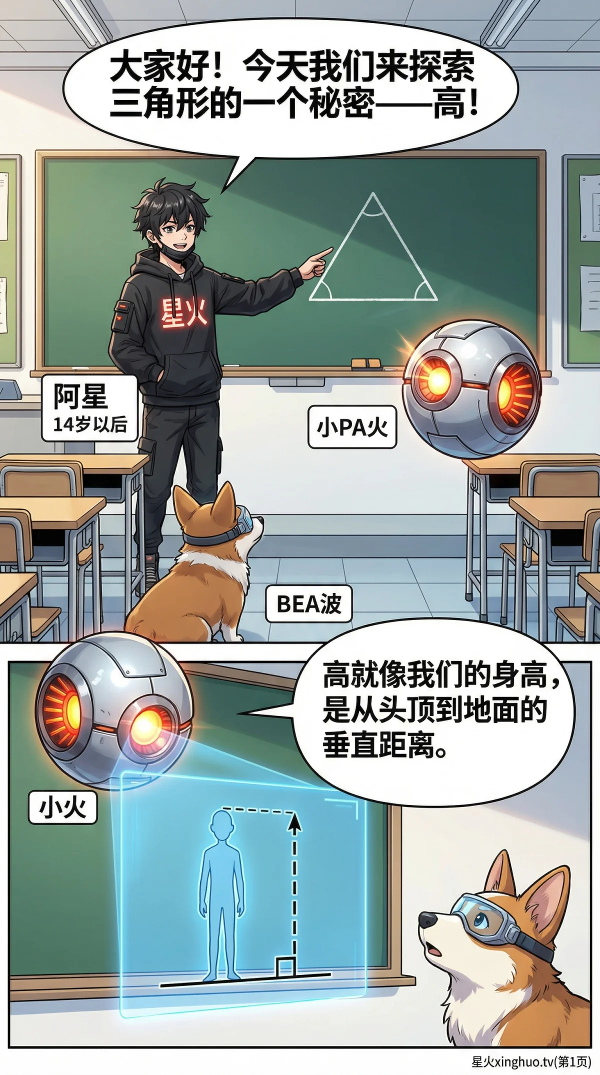 三角形的高：概念、画法详解与练习题 | 初中数学几何 - 第 1 页