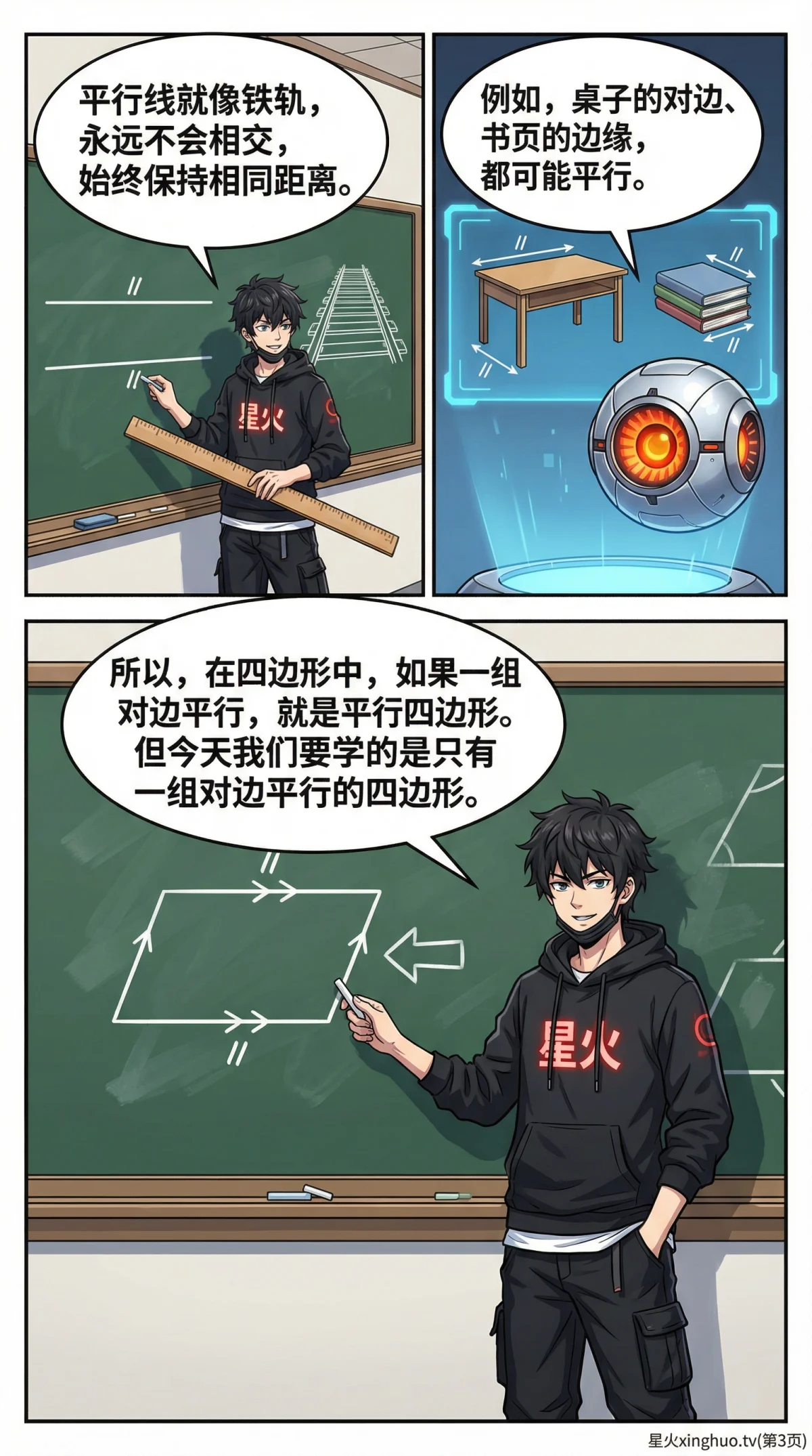 梯形的认识与性质详解：定义、图形特征、分类与判定 | 数学基础 - 第 3 页