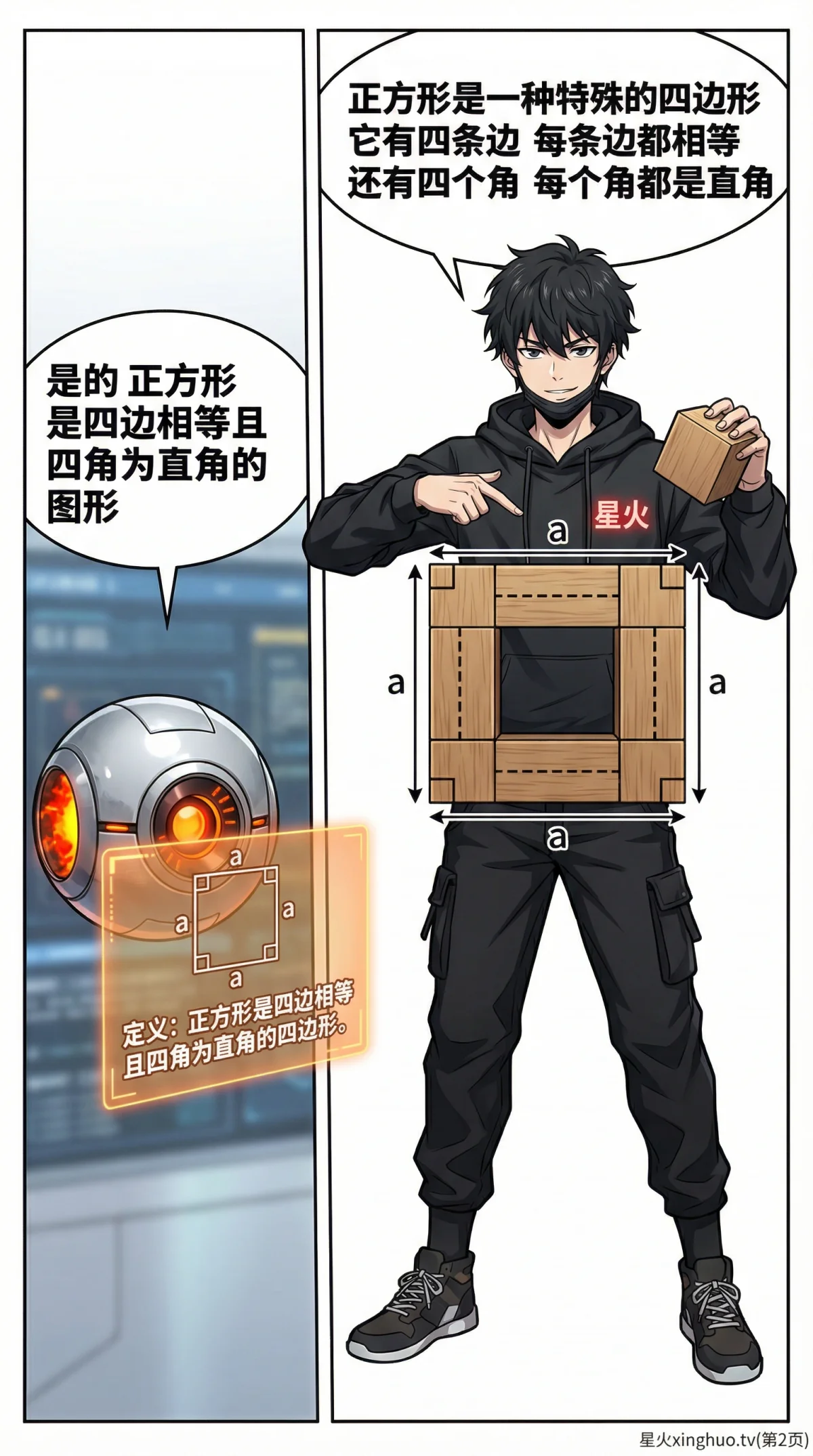 正方形周长公式详解：概念、计算与练习题 | 数学几何基础 - 第 2 页