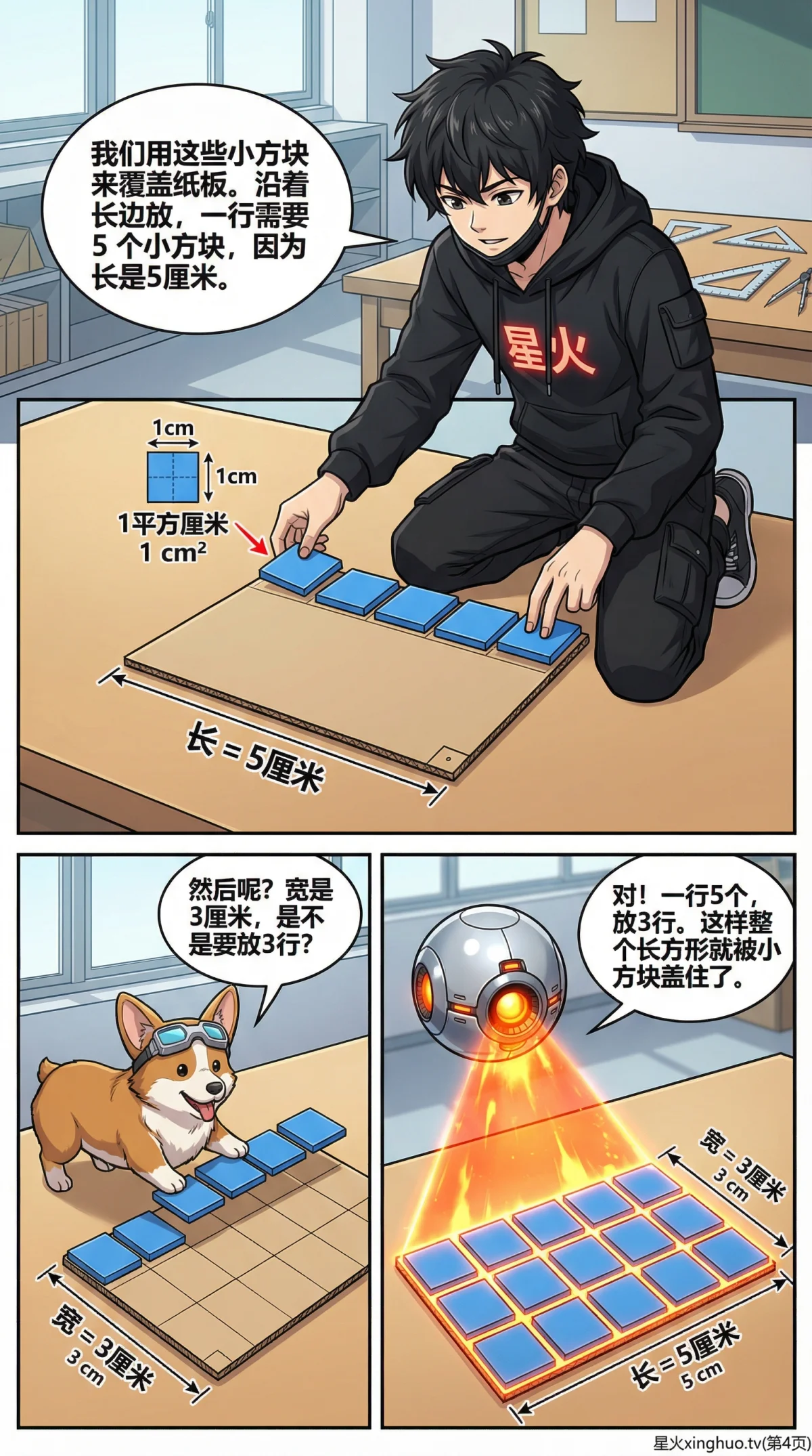 长方形面积公式详解：计算方法、例题与练习题(含答案) - 第 4 页