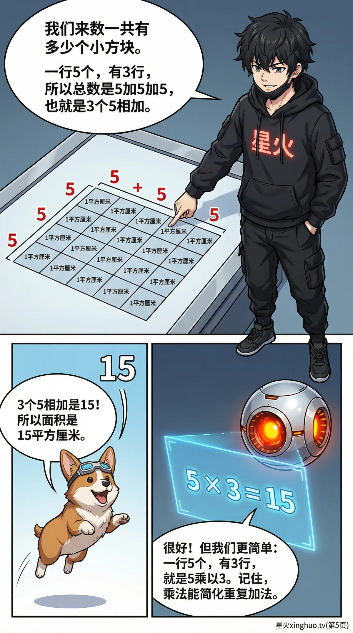 长方形面积公式详解：计算方法、例题与练习题(含答案) - 第 5 页