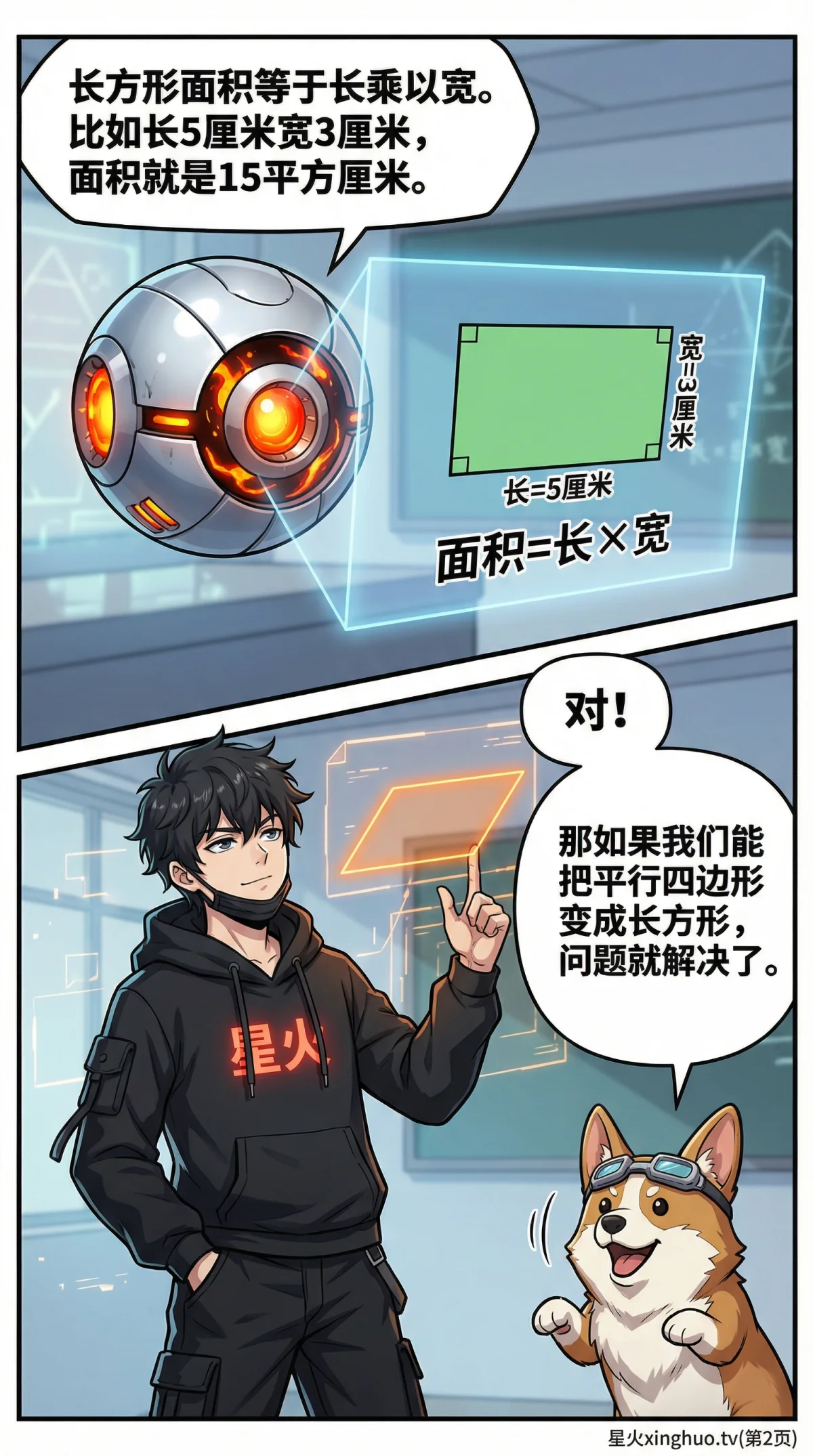 平行四边形面积公式：推导过程、例题详解与练习题 | 数学几何 - 第 2 页