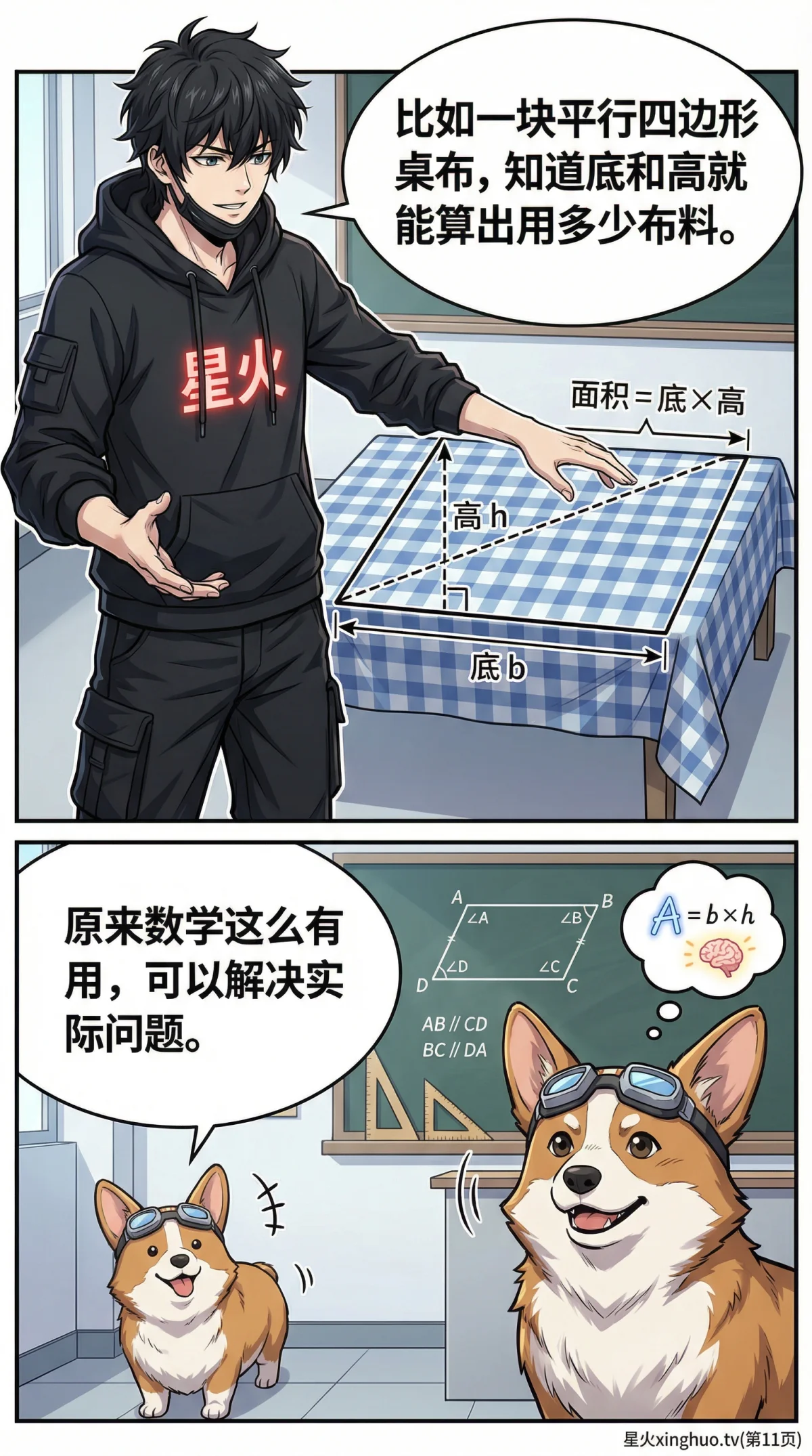 平行四边形面积公式：推导过程、例题详解与练习题 | 数学几何 - 第 11 页