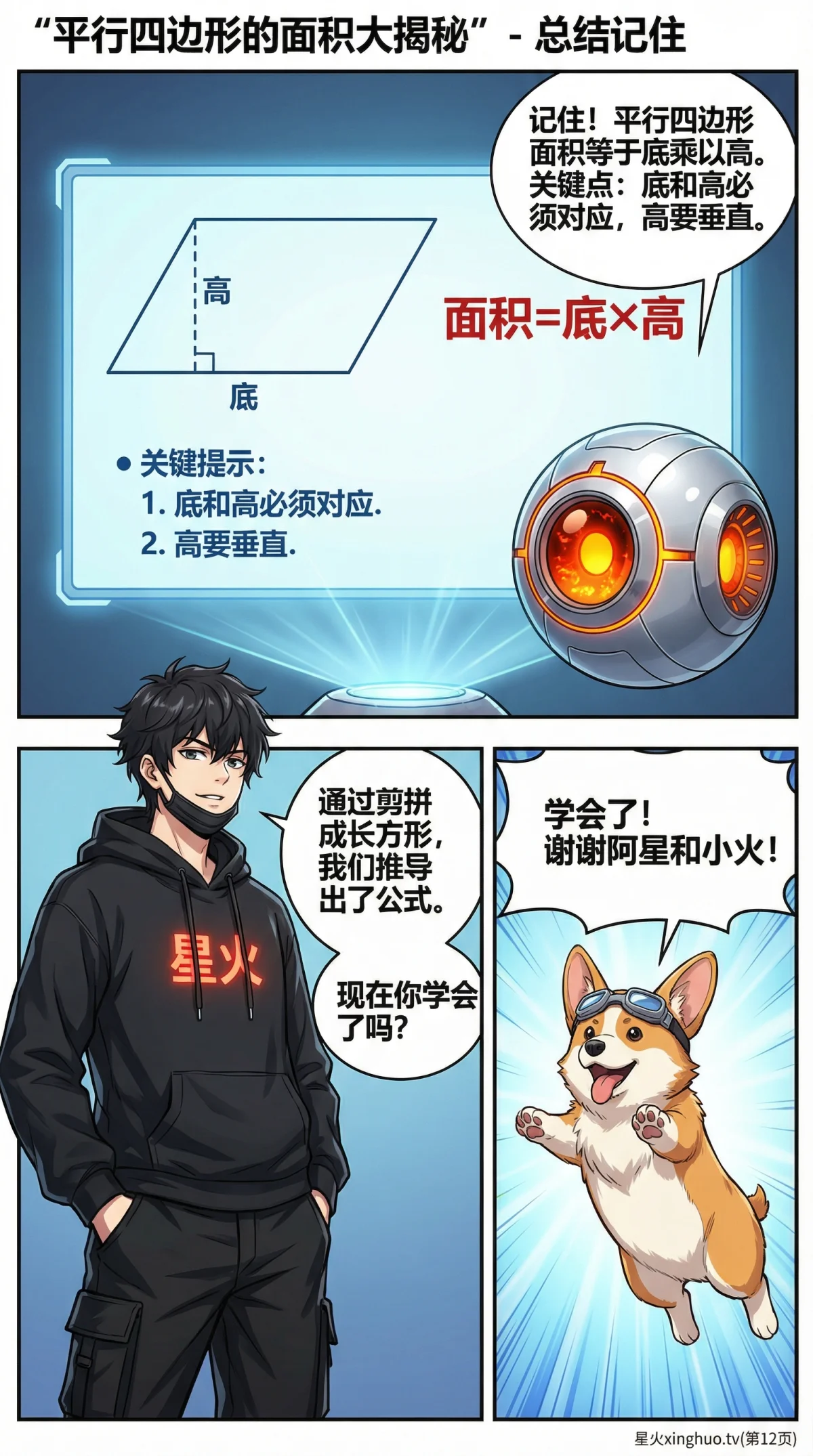 平行四边形面积公式：推导过程、例题详解与练习题 | 数学几何 - 第 12 页