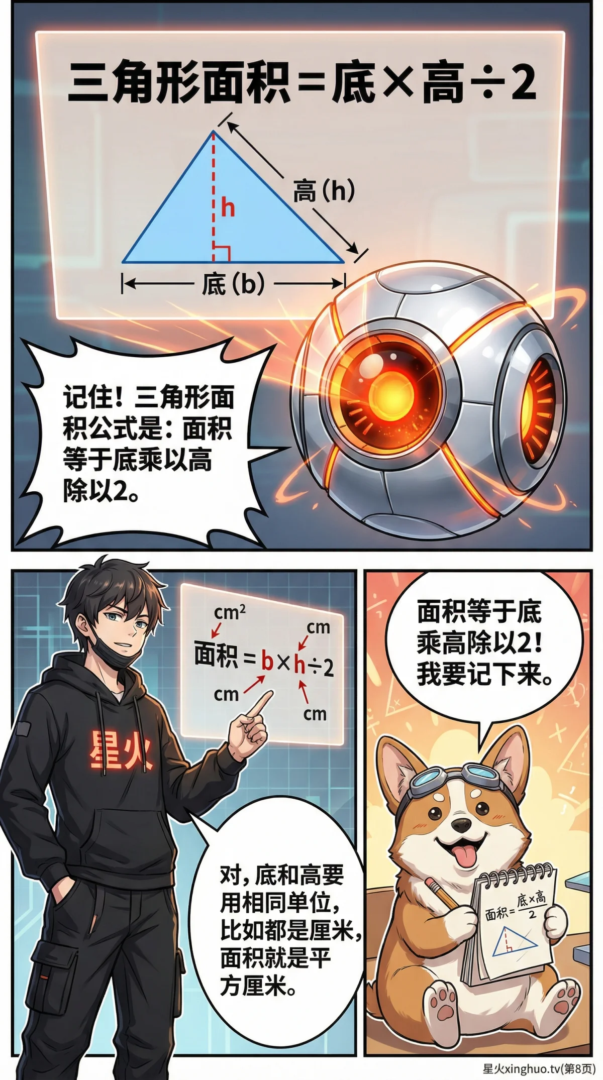 三角形面积公式详解：计算方法、步骤与例题全解析 - 第 8 页